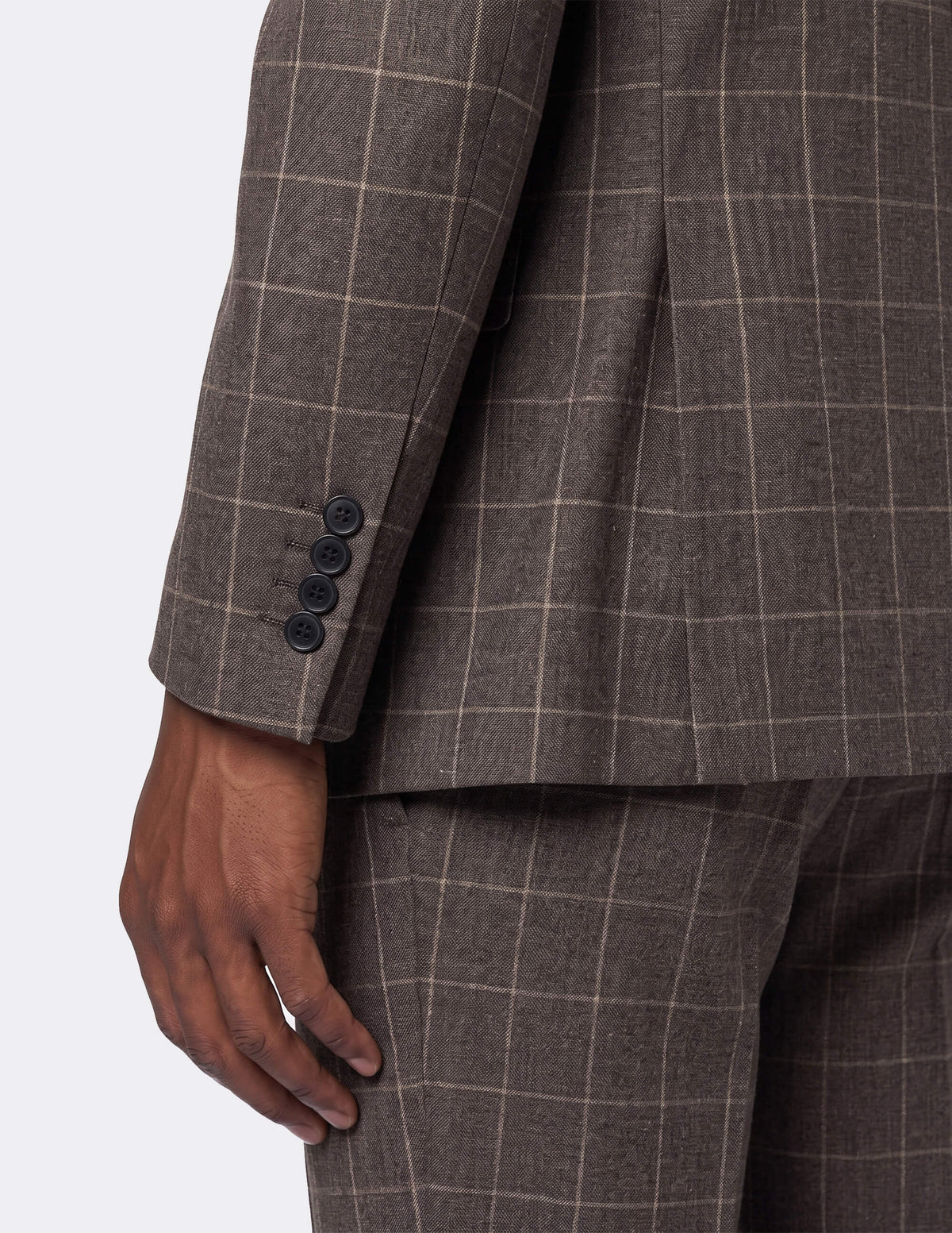 The Caldreno Brown Double-Breasted Suit - Samir Bachkami