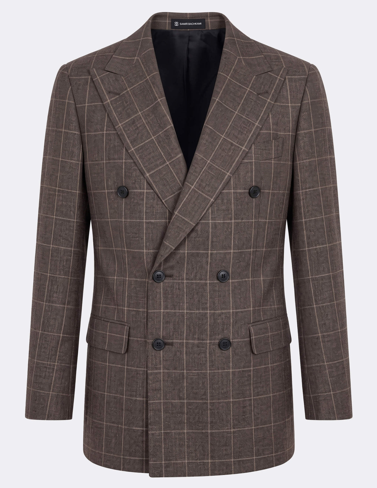 The Caldreno Brown Double-Breasted Suit - Samir Bachkami