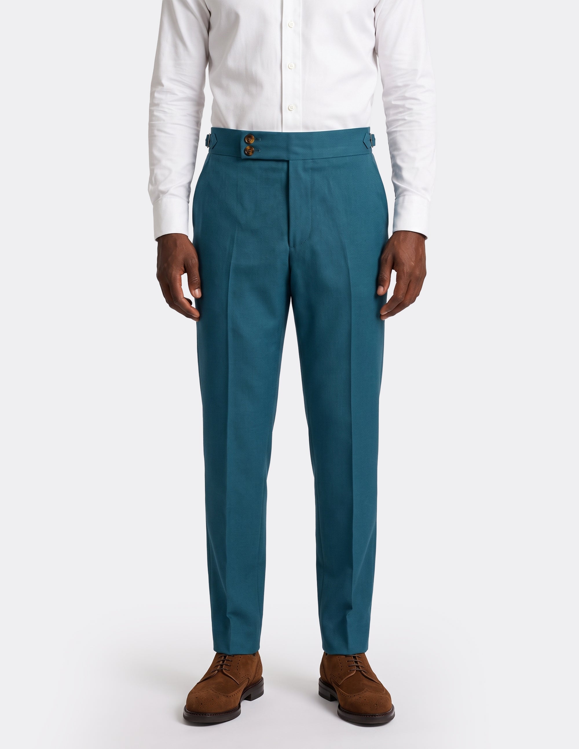 The Cannes Teal DB Trousers - Samir Bachkami