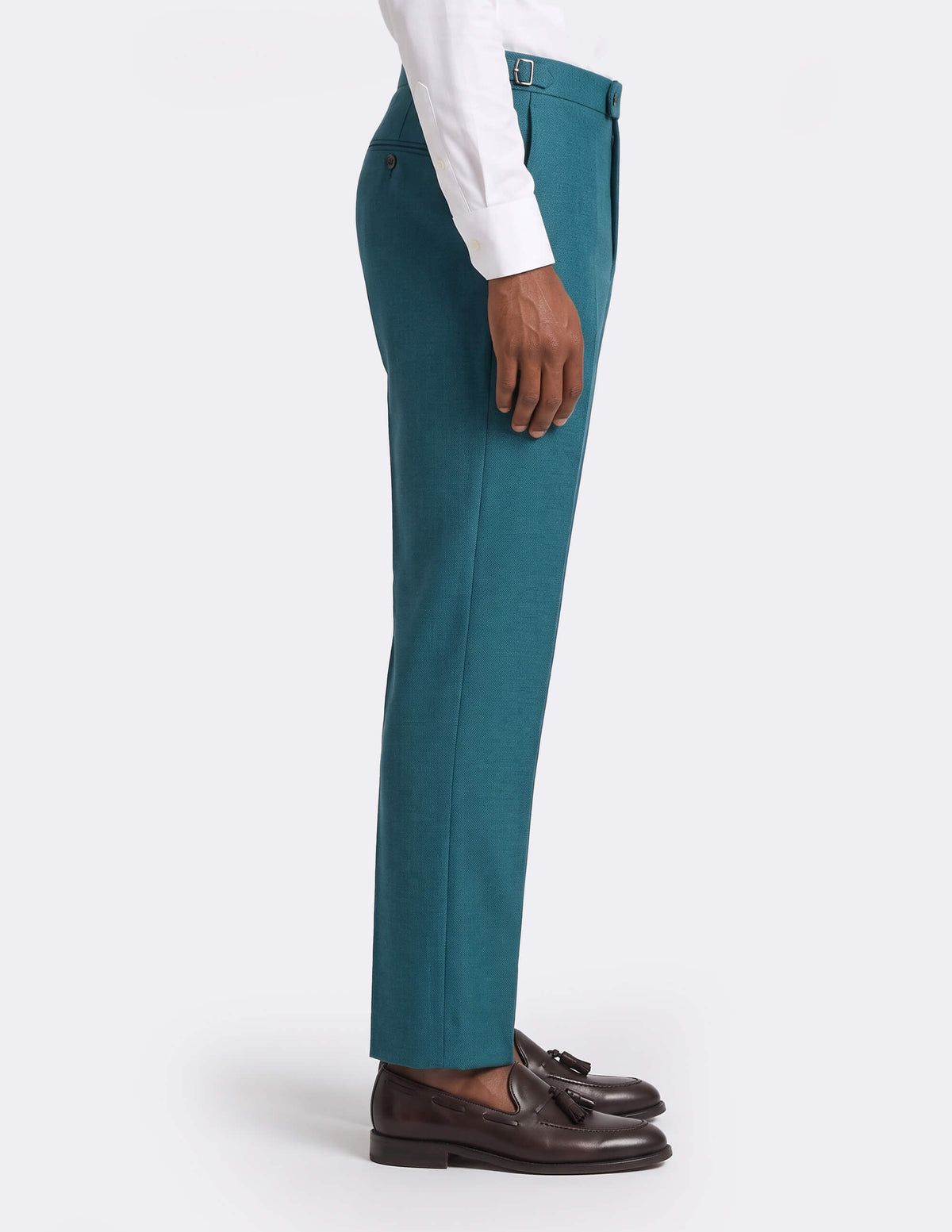 The Casvero Petrol Trousers - Samir Bachkami