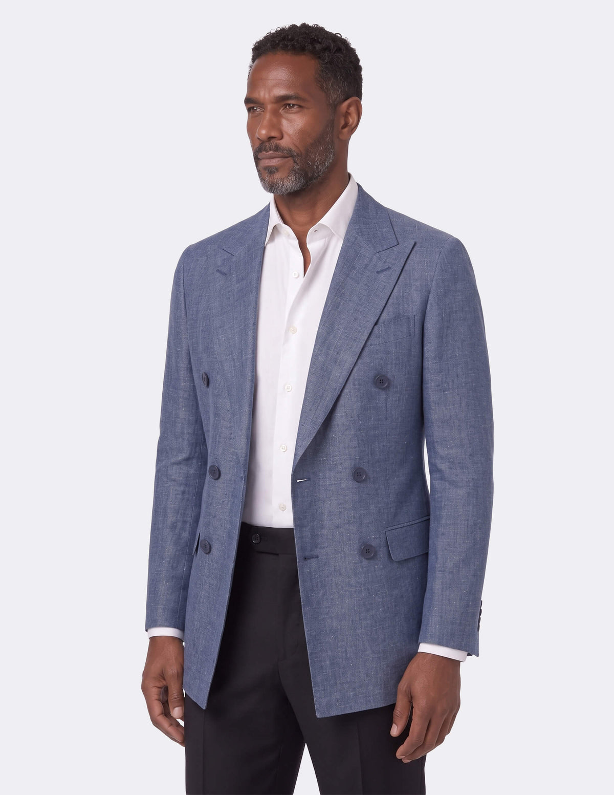 The Cielo d'Ardesia Double-Breasted Jacket - Samir Bachkami