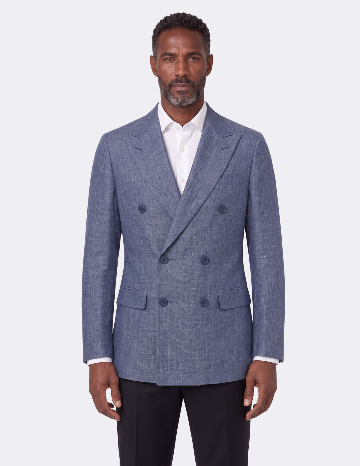 The Cielo d'Ardesia Double-Breasted Jacket - Samir Bachkami