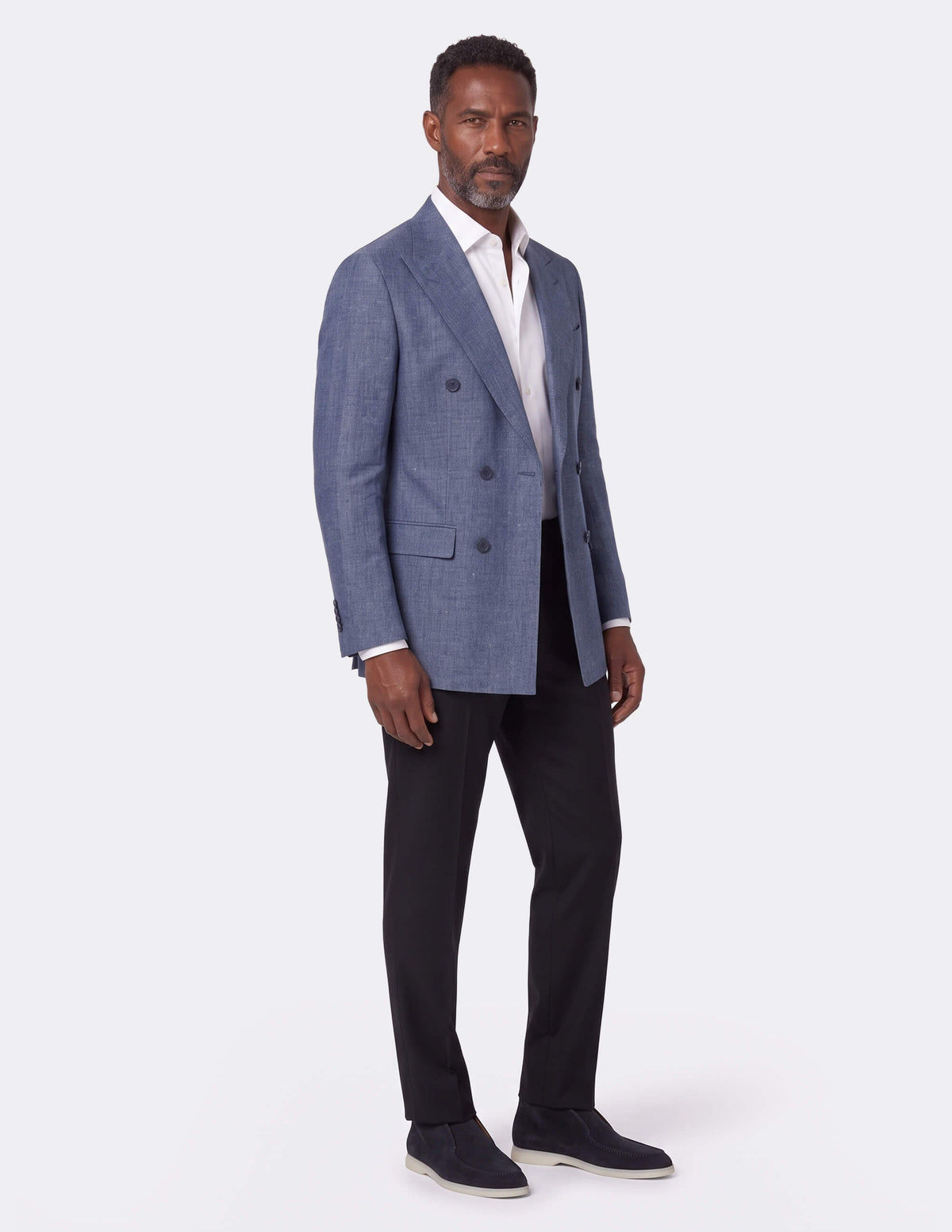 The Cielo d'Ardesia Double-Breasted Jacket - Samir Bachkami