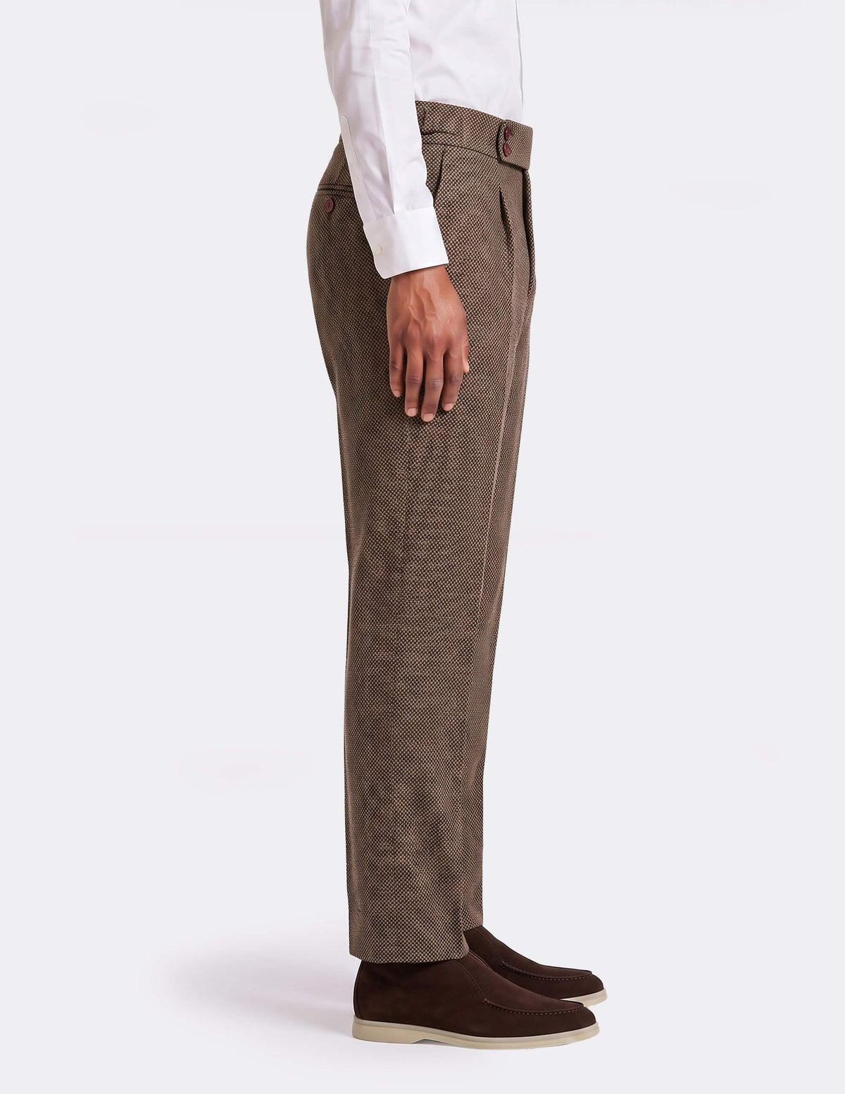 The Cortona Mocha DB Trousers - Samir Bachkami
