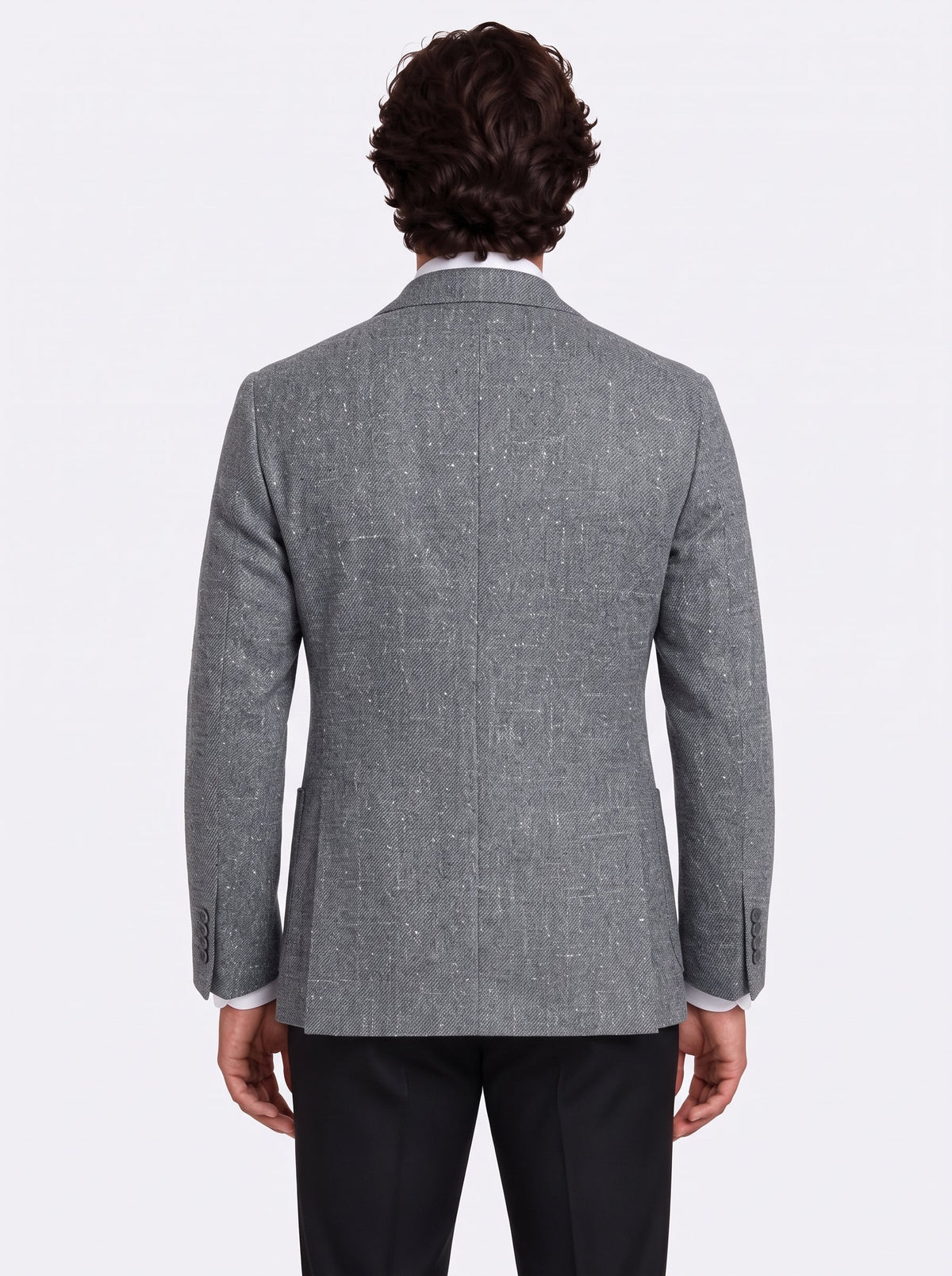 The Dolomiti Grey Double-Breasted Jacket - Samir Bachkami