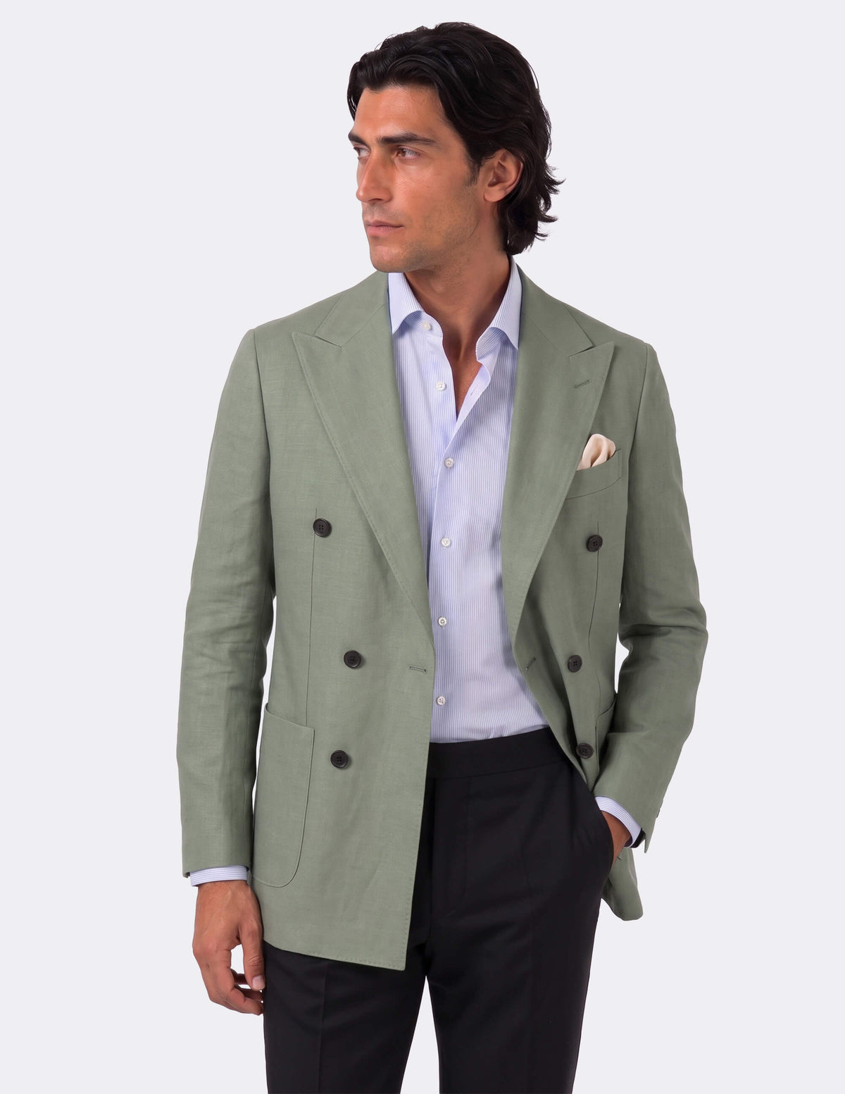 The Eucalipto Double-Breasted Jacket - Samir Bachkami