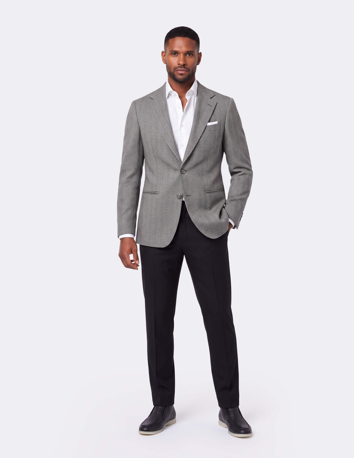 The Giada Fumo Single-Breasted Jacket - Samir Bachkami