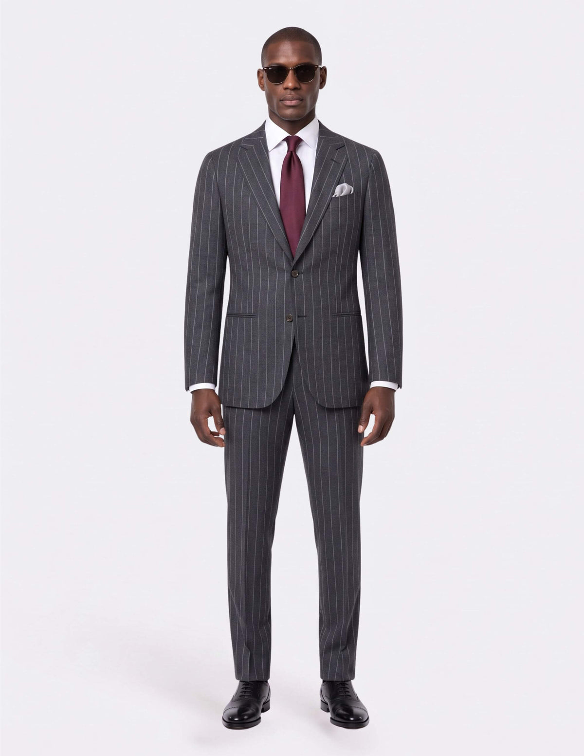 The Kensington Charcoal Single Breasted Suit - Samir Bachkami