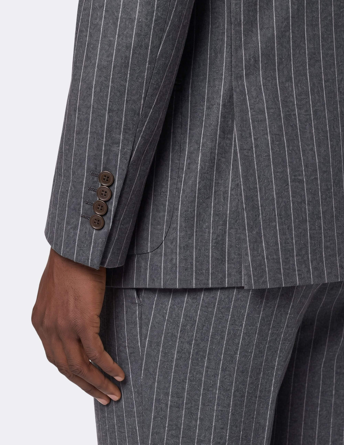 The Kensington Charcoal Single Breasted Suit - Samir Bachkami