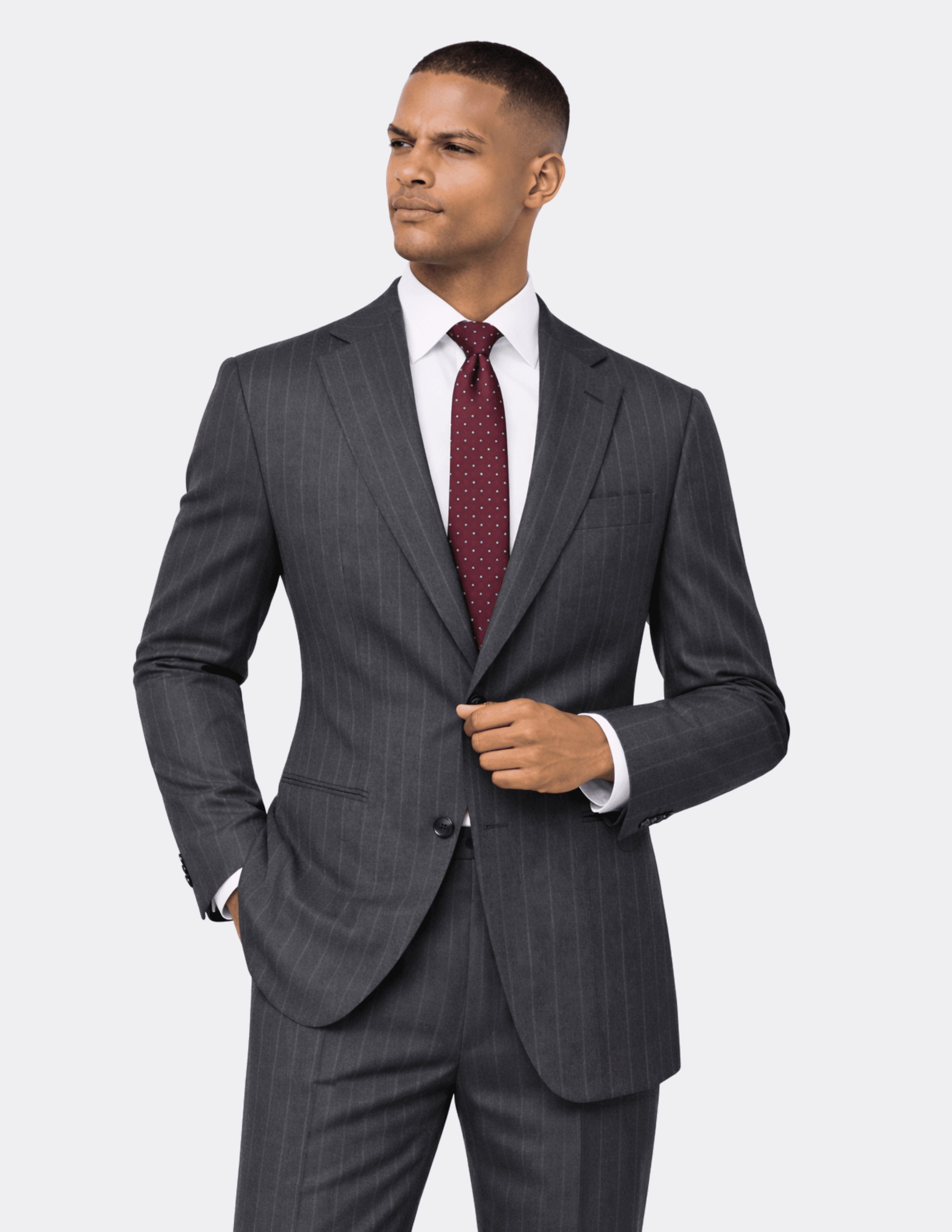 The Kensington Charcoal Single Breasted Suit - Samir Bachkami