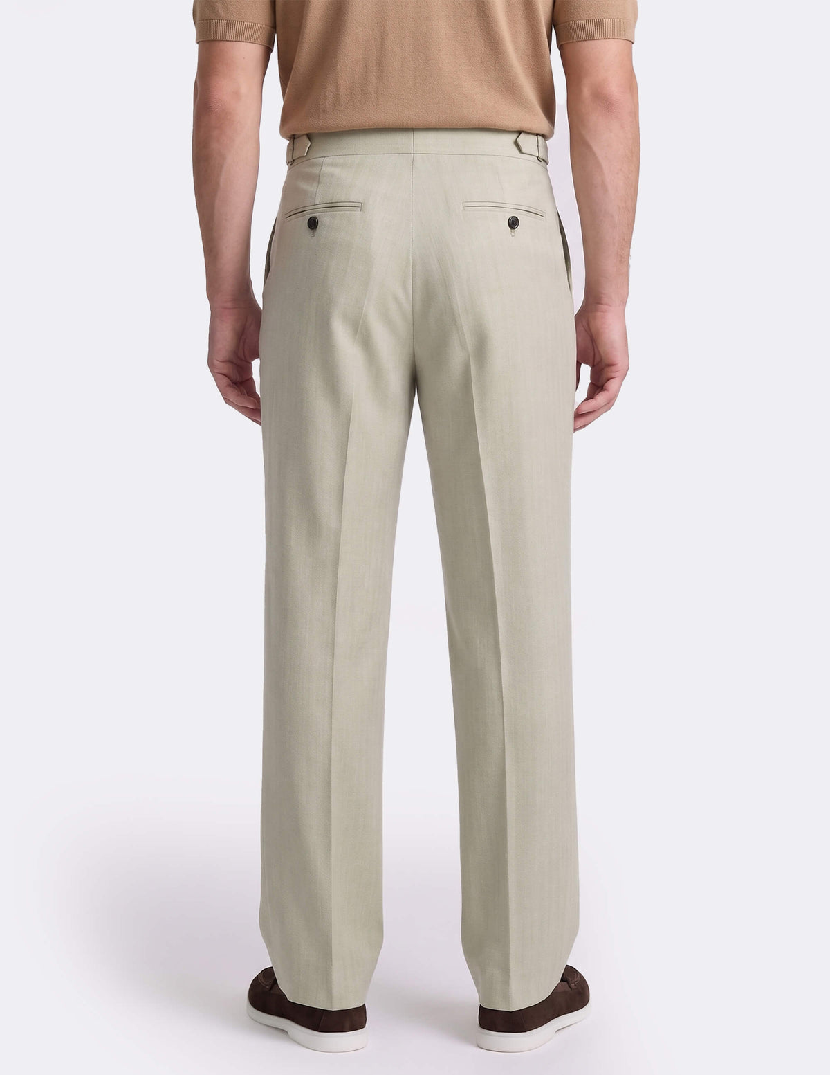 The Liorno Stone Wide-Leg Trousers - Samir Bachkami