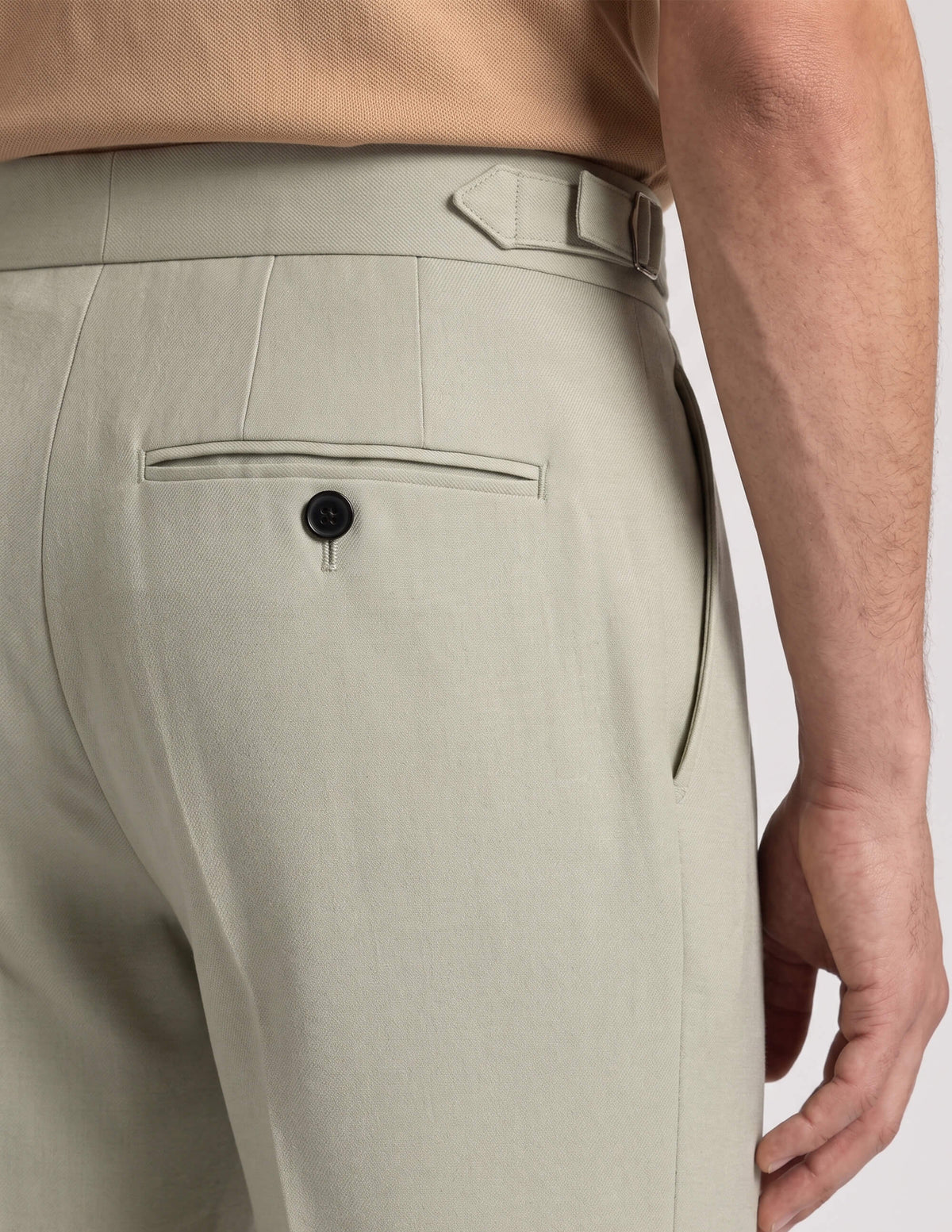 The Liorno Stone Wide-Leg Trousers - Samir Bachkami