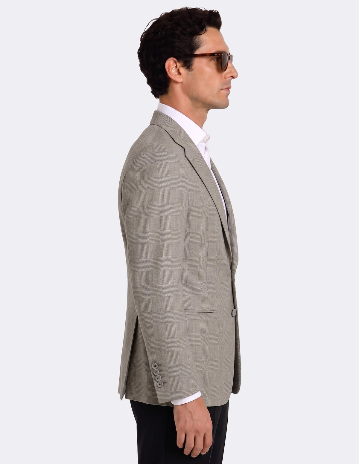 The Luvesso Stone Single-Breasted Jacket - Samir Bachkami
