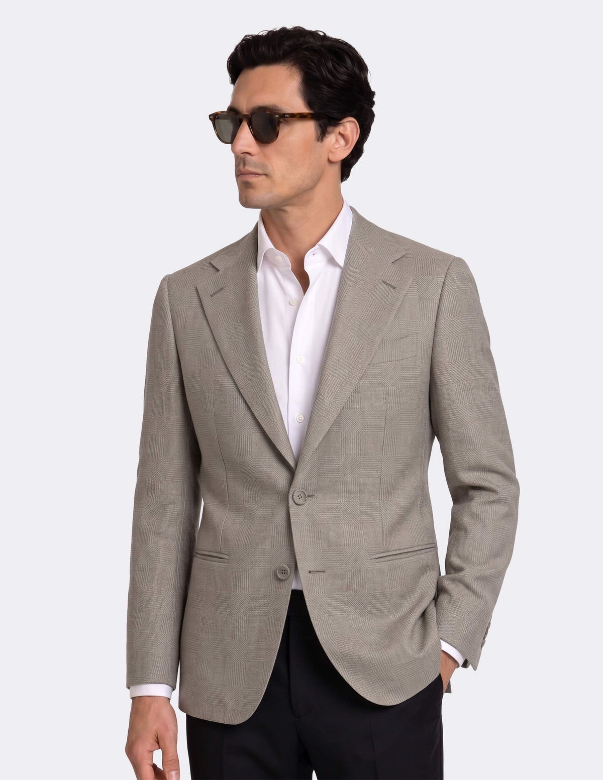 The Luvesso Stone Single-Breasted Jacket - Samir Bachkami