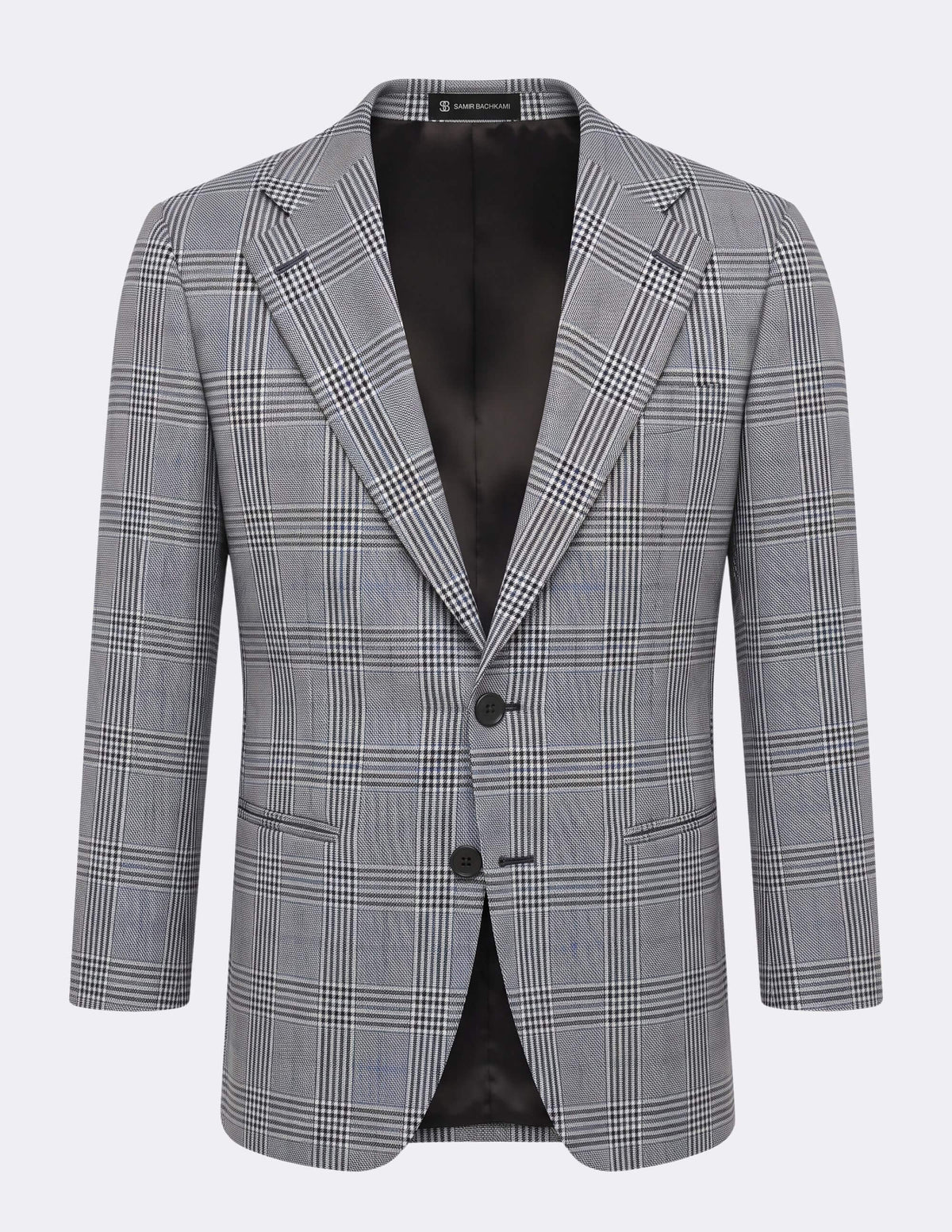The Mayfair Grey Check Jacket - Samir Bachkami