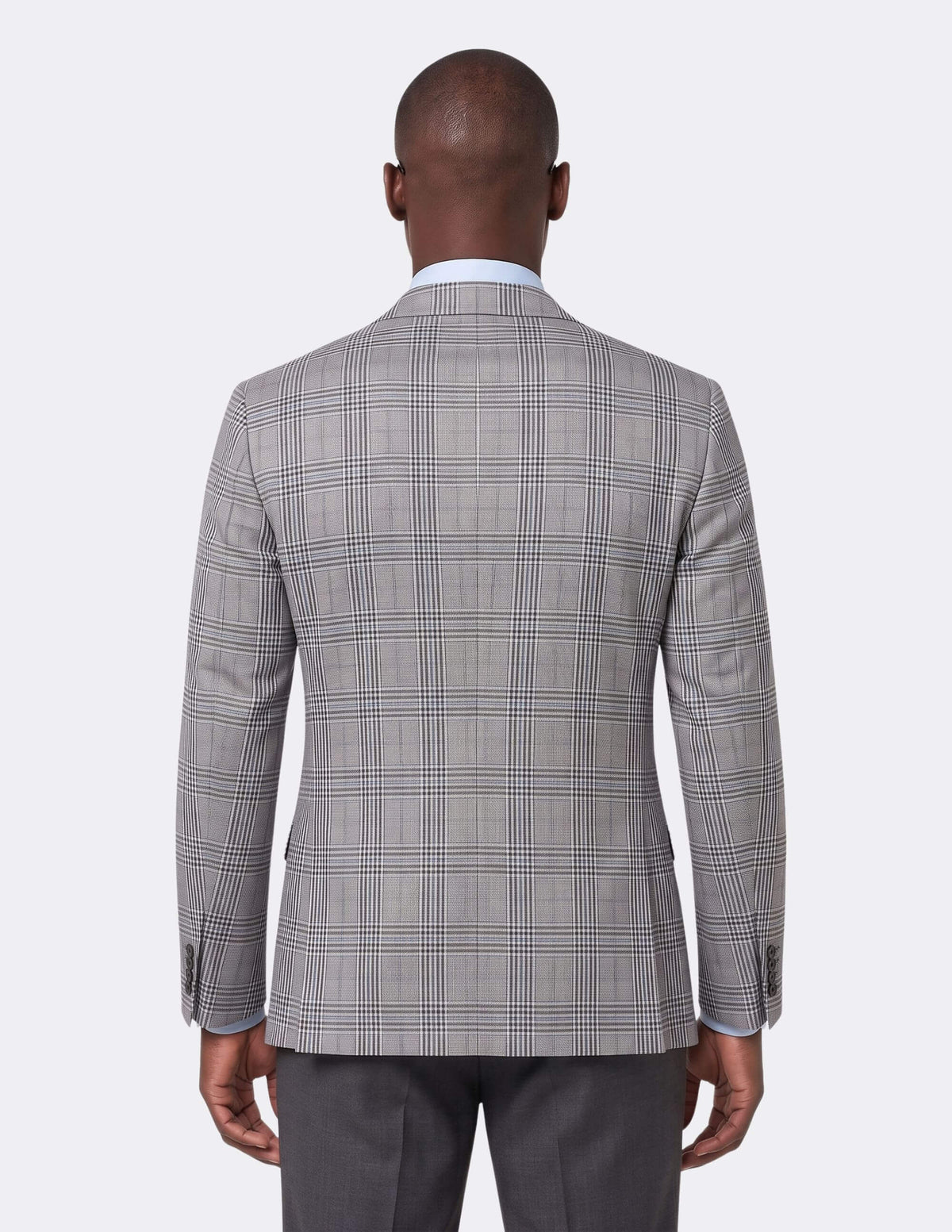 The Mayfair Grey Check Jacket - Samir Bachkami