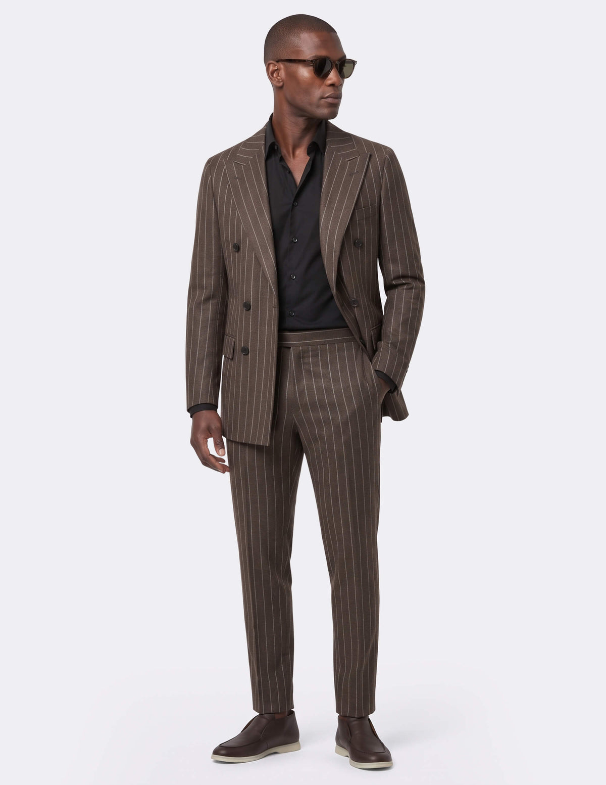 The Milano Stripe Double-Breasted Suit - Samir Bachkami