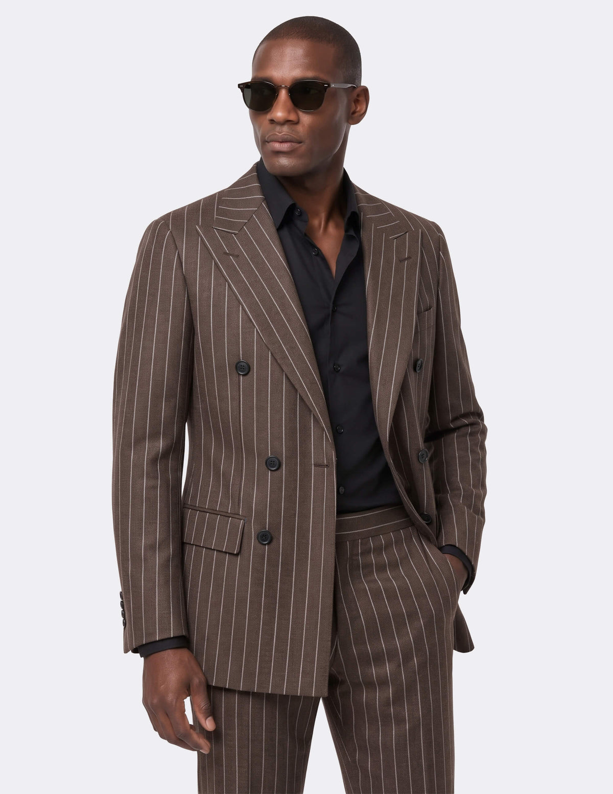 The Milano Stripe Double-Breasted Suit - Samir Bachkami