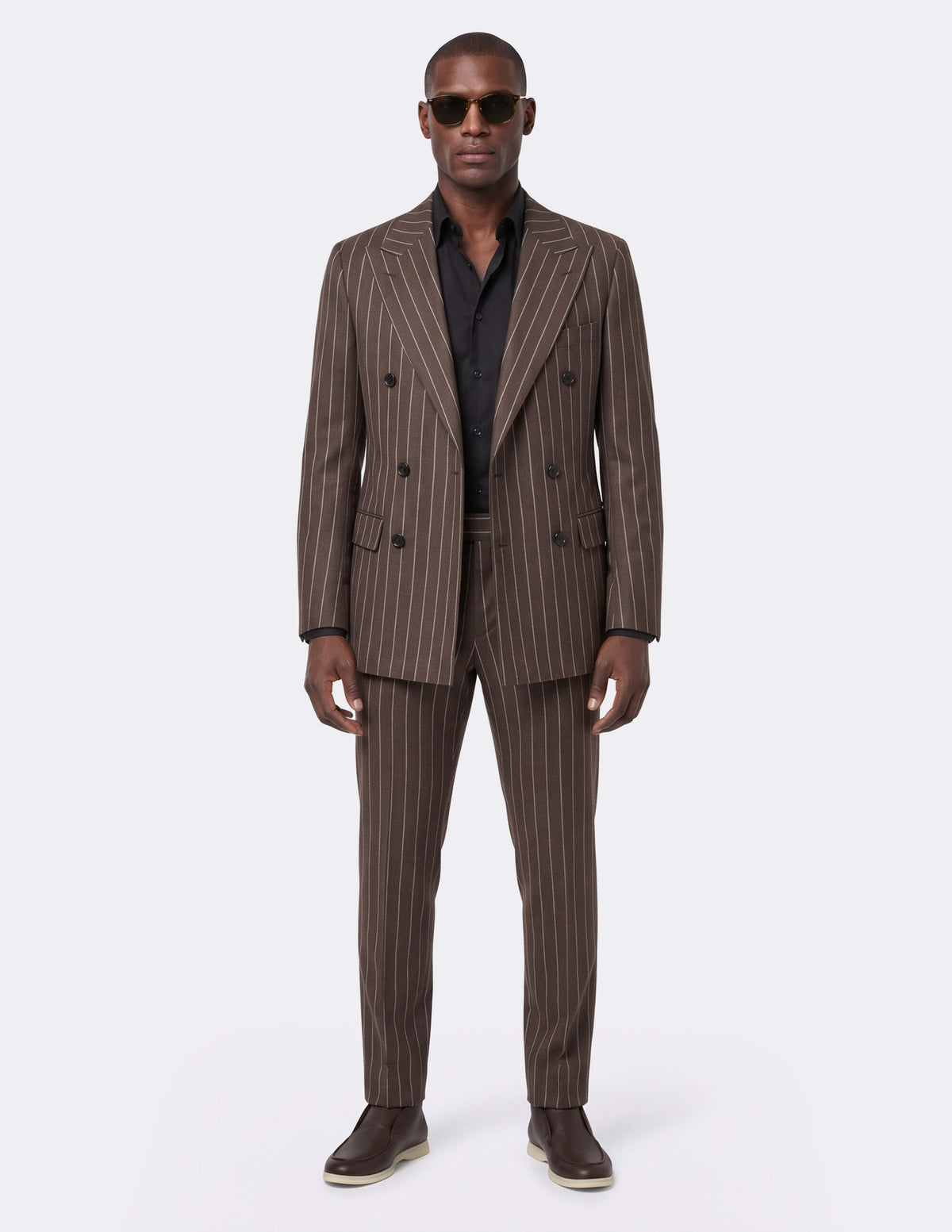 The Milano Stripe Double-Breasted Suit - Samir Bachkami