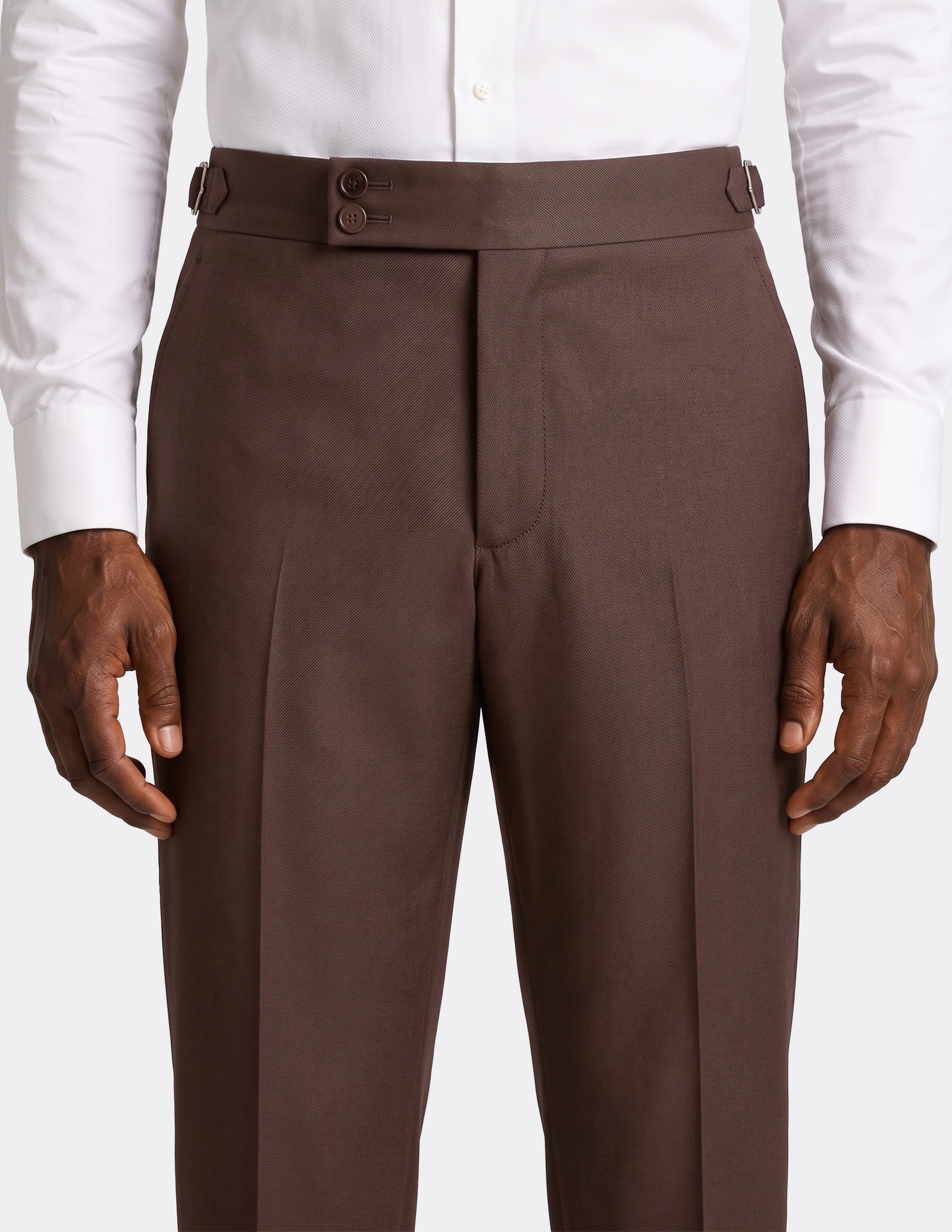 The Modena Dark Chocolate DB Trousers - Samir Bachkami