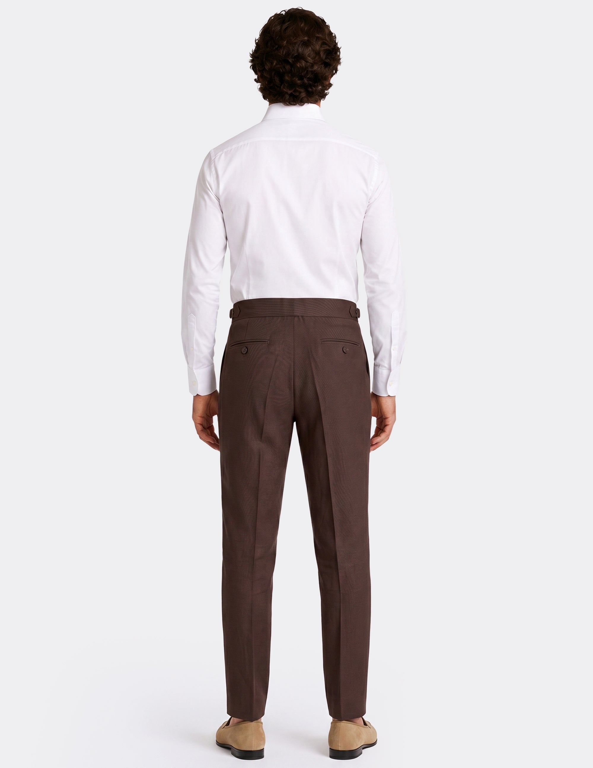 The Modena Dark Chocolate DB Trousers - Samir Bachkami