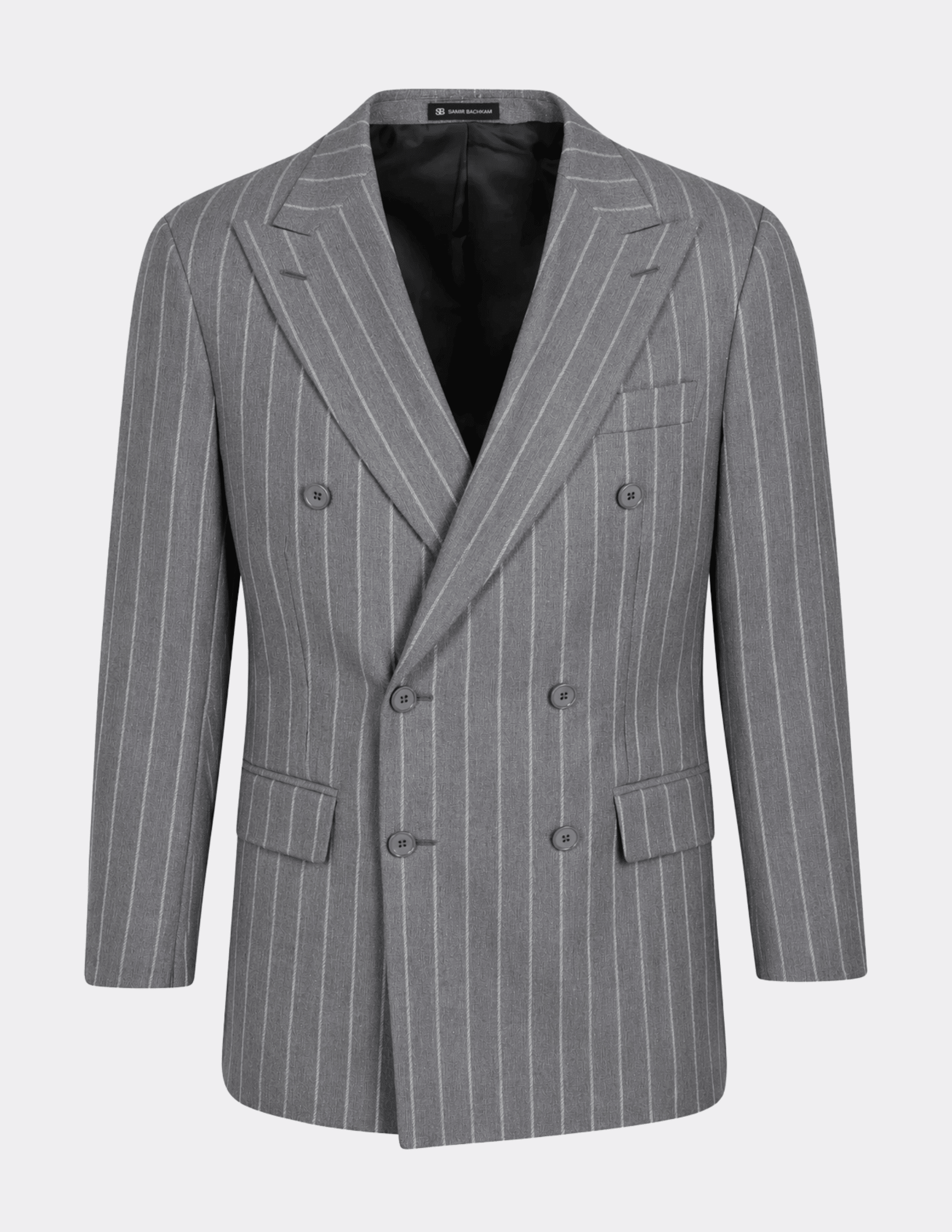 The Monarch Stripe Double - Breasted Suit - Samir Bachkami
