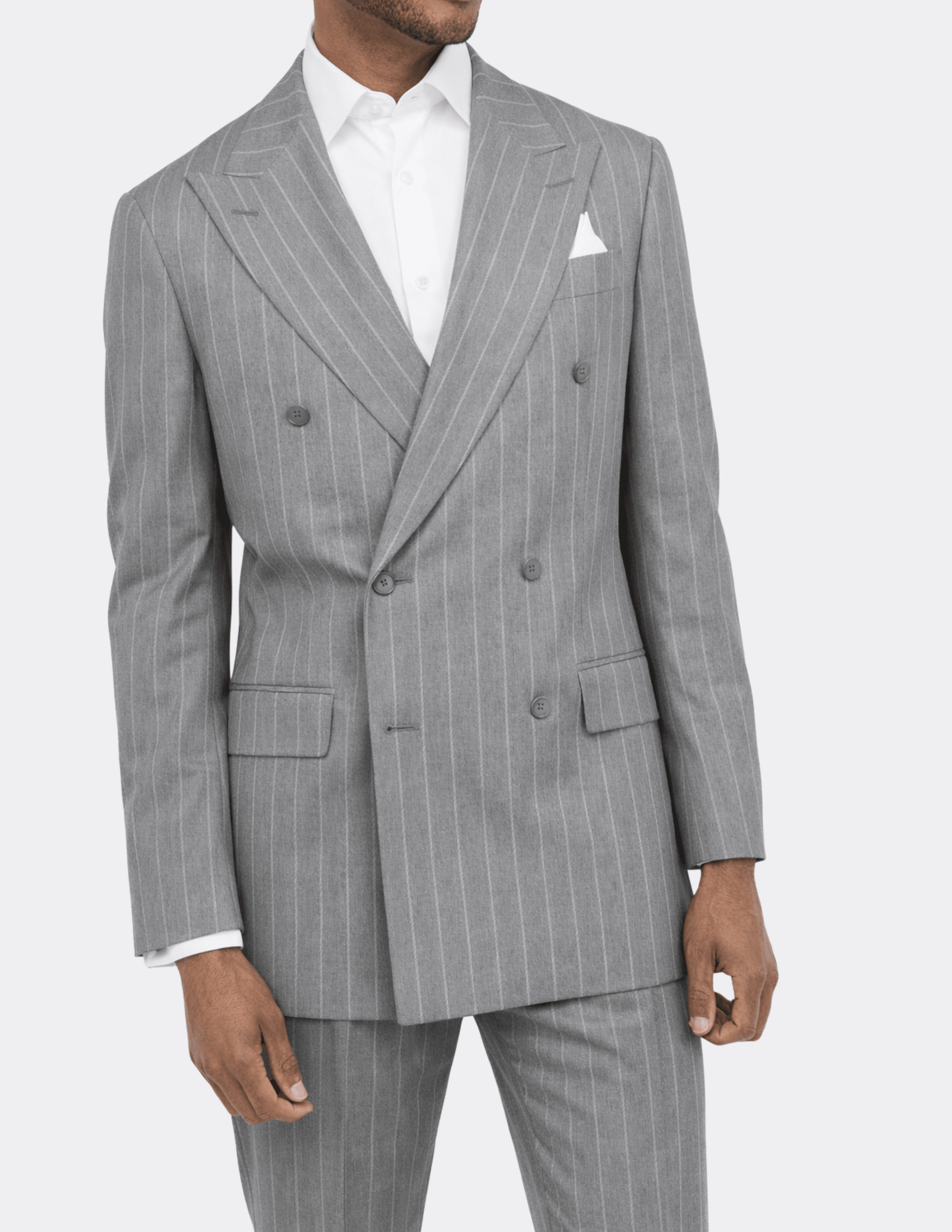The Monarch Stripe Double - Breasted Suit - Samir Bachkami