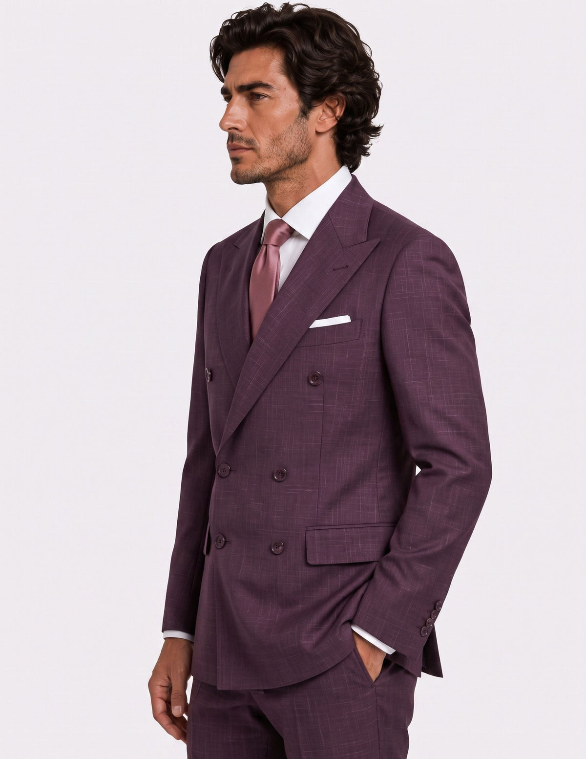 The Monteluce Double-Breasted Suit - Samir Bachkami
