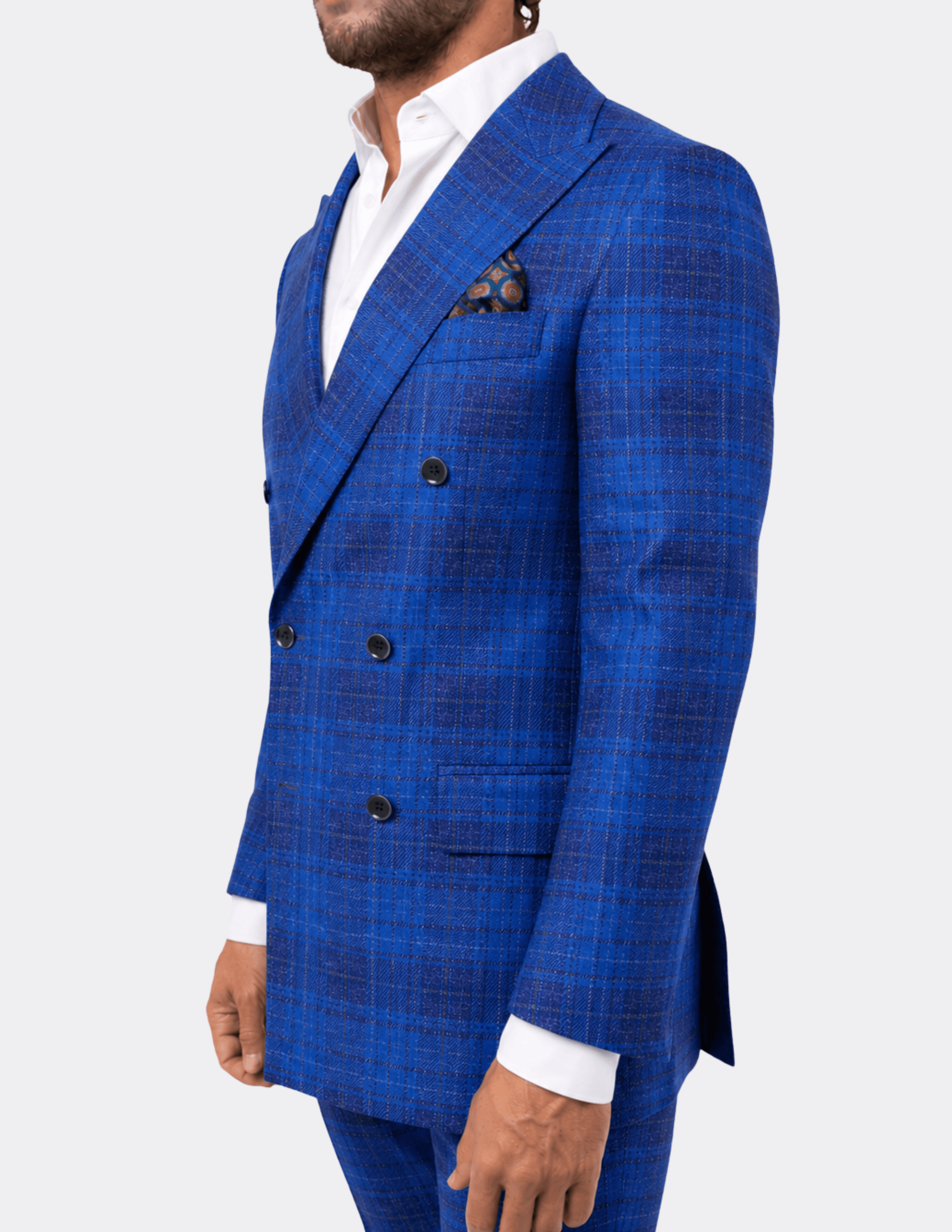 The Mykonos Suit Double - Breasted Suit - Samir Bachkami