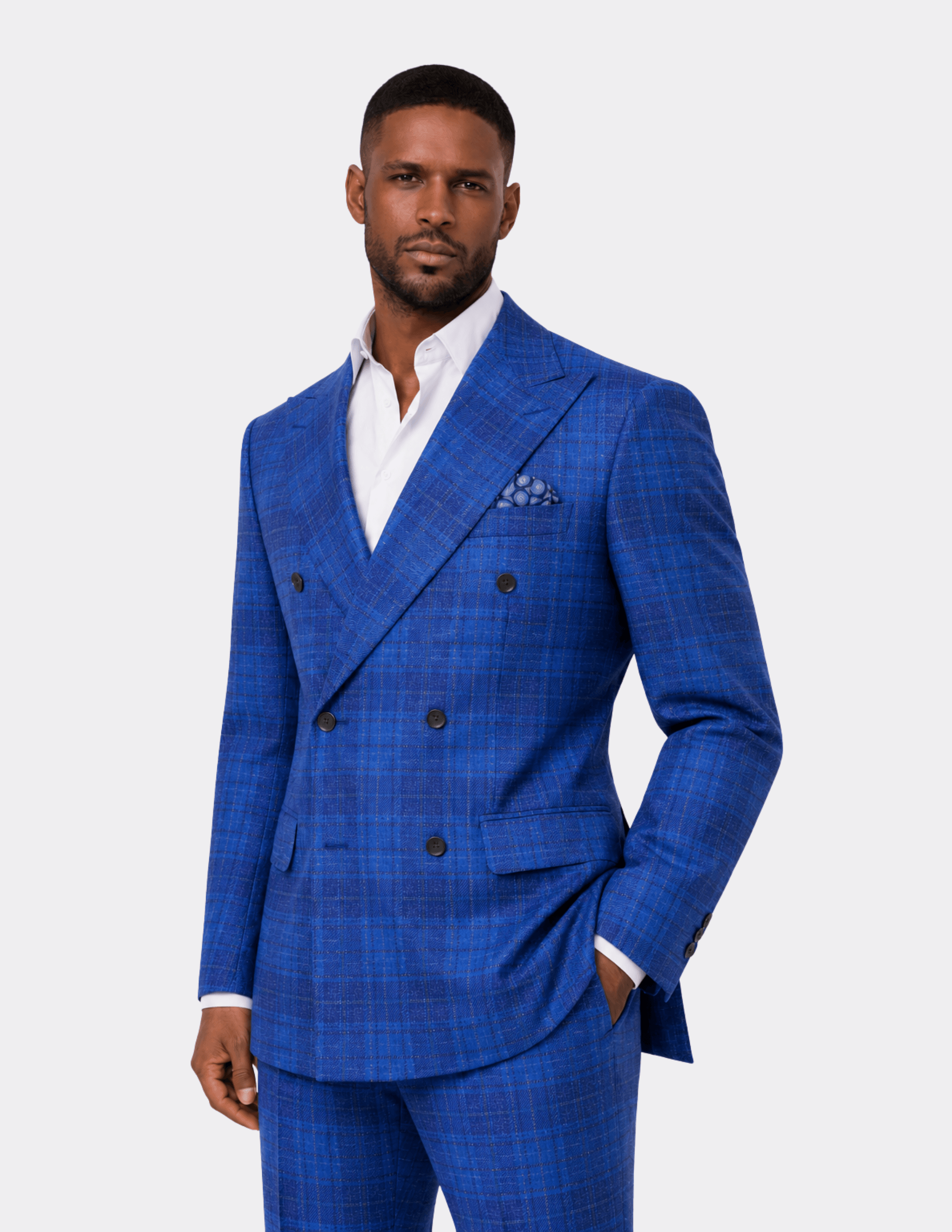 The Mykonos Suit Double - Breasted Suit - Samir Bachkami