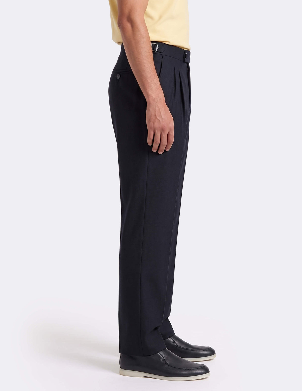 The Neralto Black Wide-Leg Trousers - Samir Bachkami