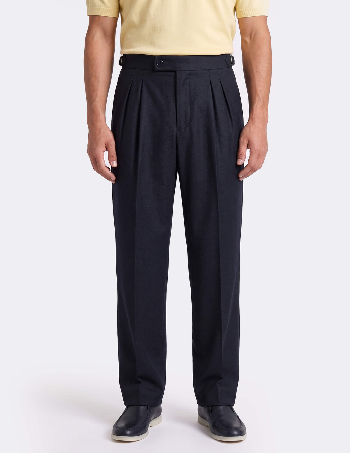 The Neralto Black Wide-Leg Trousers - Samir Bachkami