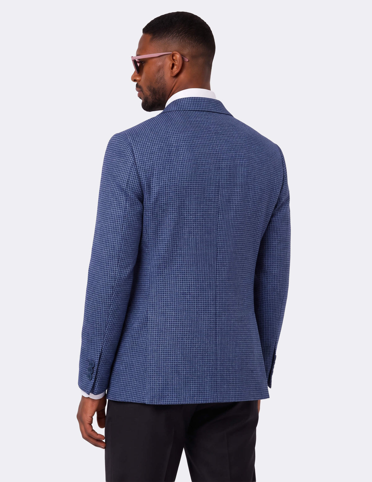 The Neravico Blue Single-Breasted Jacket - Samir Bachkami