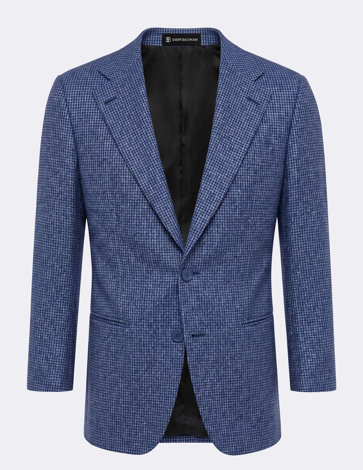 The Neravico Blue Single-Breasted Jacket - Samir Bachkami