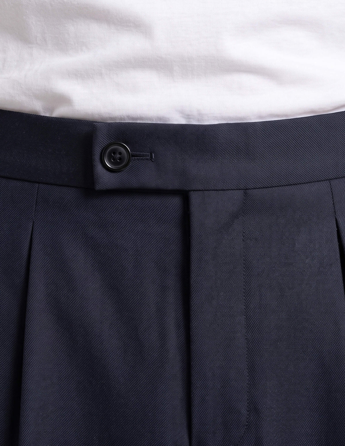 The Noresto Navy Wide-Leg Trousers - Samir Bachkami