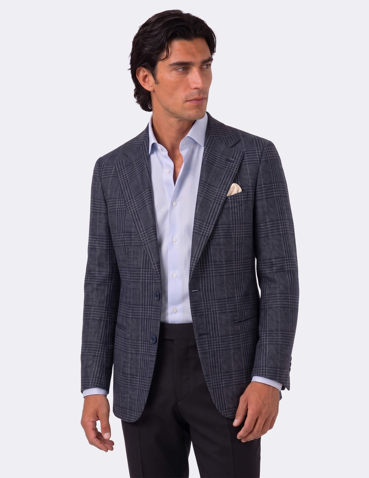The Orsano Navy Single-Breasted Jacket - Samir Bachkami