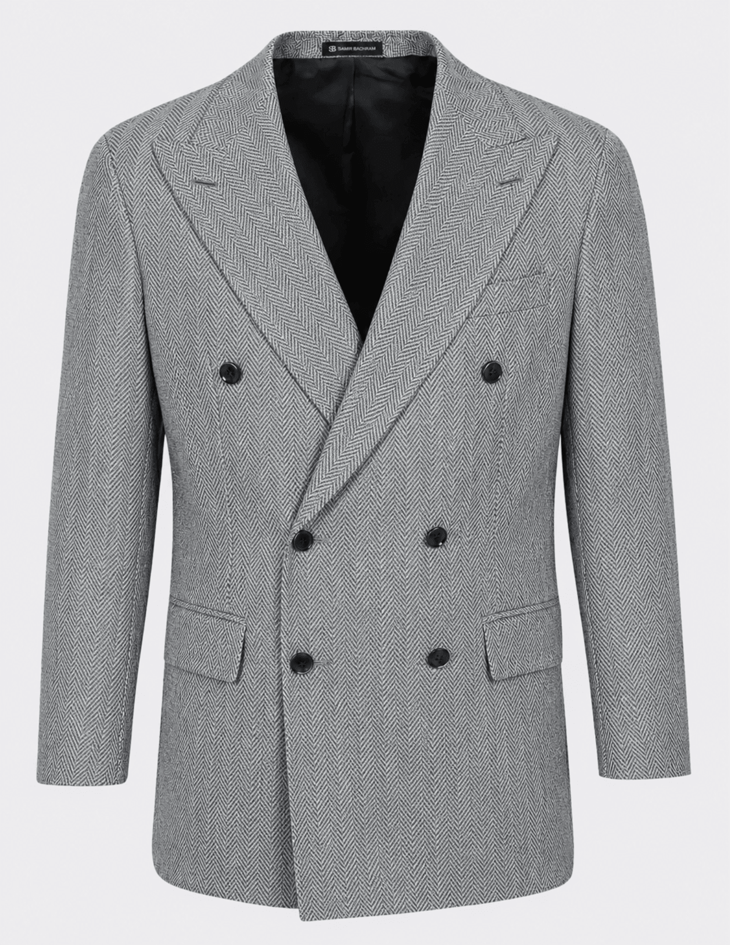 The Oxford Grey Double - Breasted Suit - Samir Bachkami