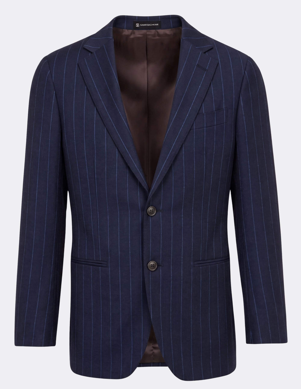 The Palermo Navy Pinstripe Suit - Samir Bachkami