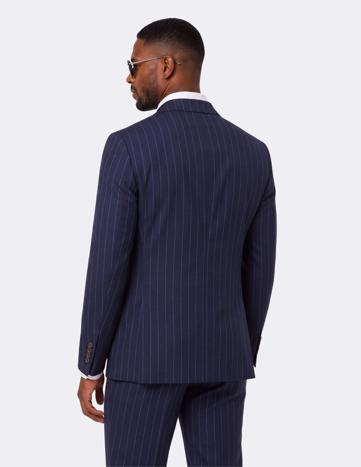 The Palermo Navy Pinstripe Suit - Samir Bachkami