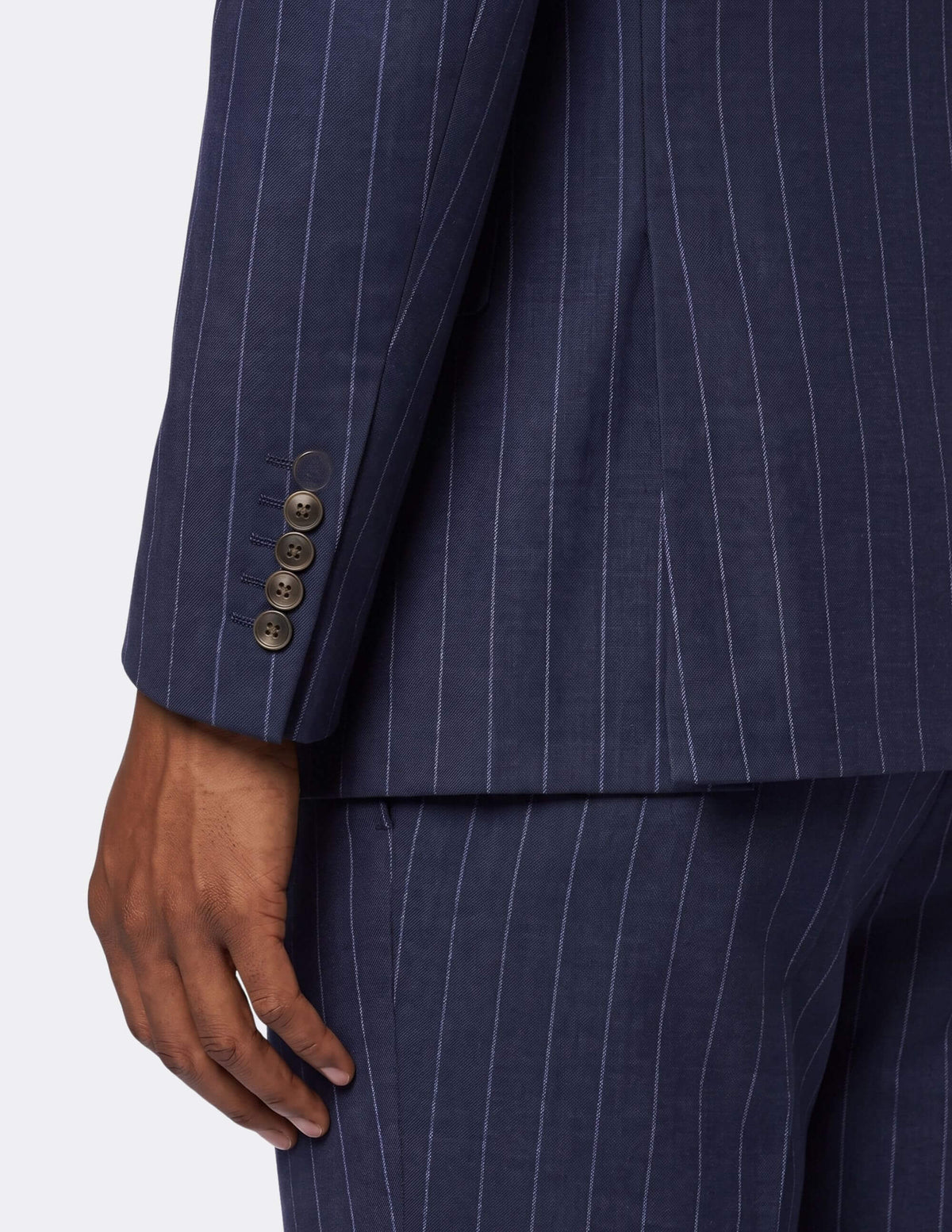 The Palermo Navy Pinstripe Suit - Samir Bachkami