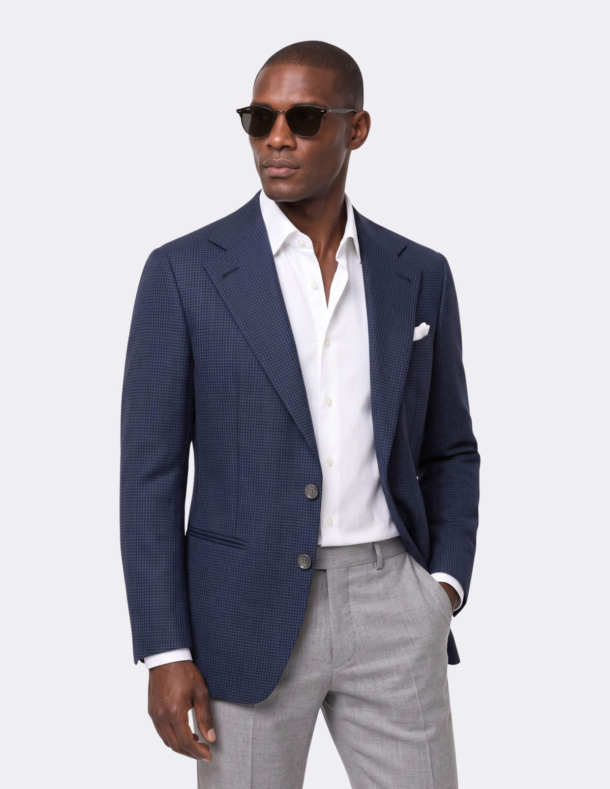 The Piemonte Navy Jacket - Samir Bachkami