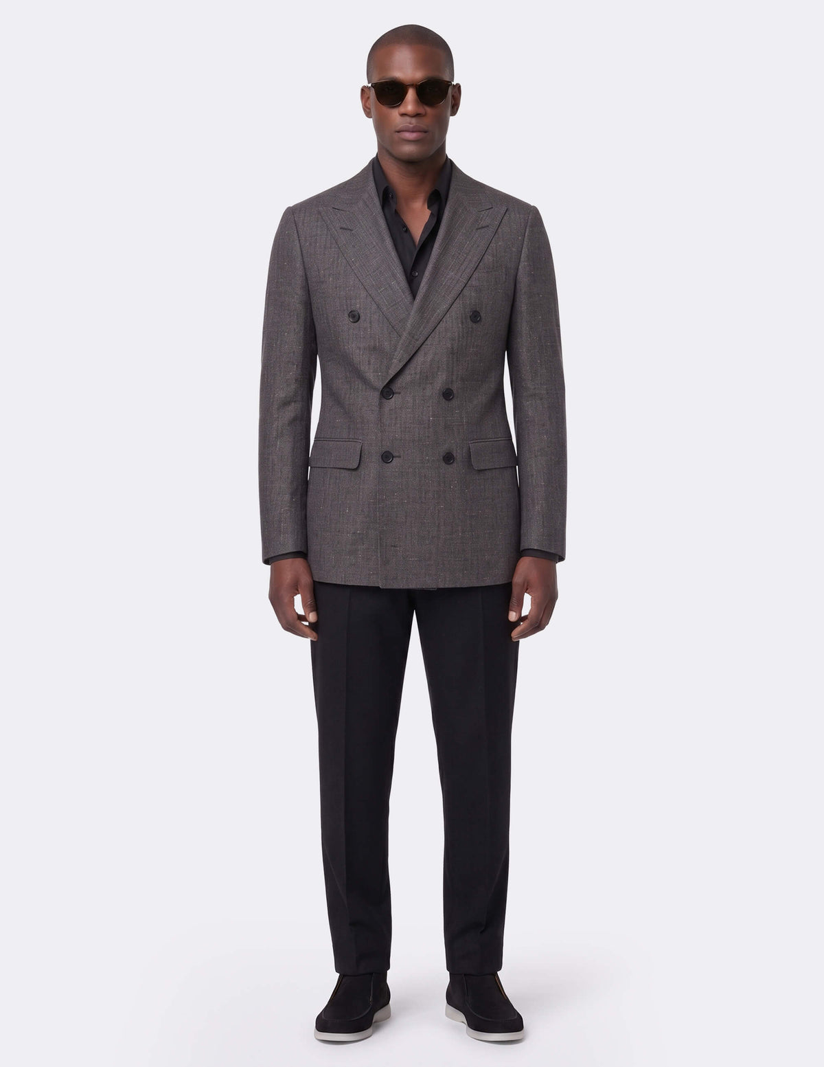 The Piombo Double-Breasted Jacket - Samir Bachkami