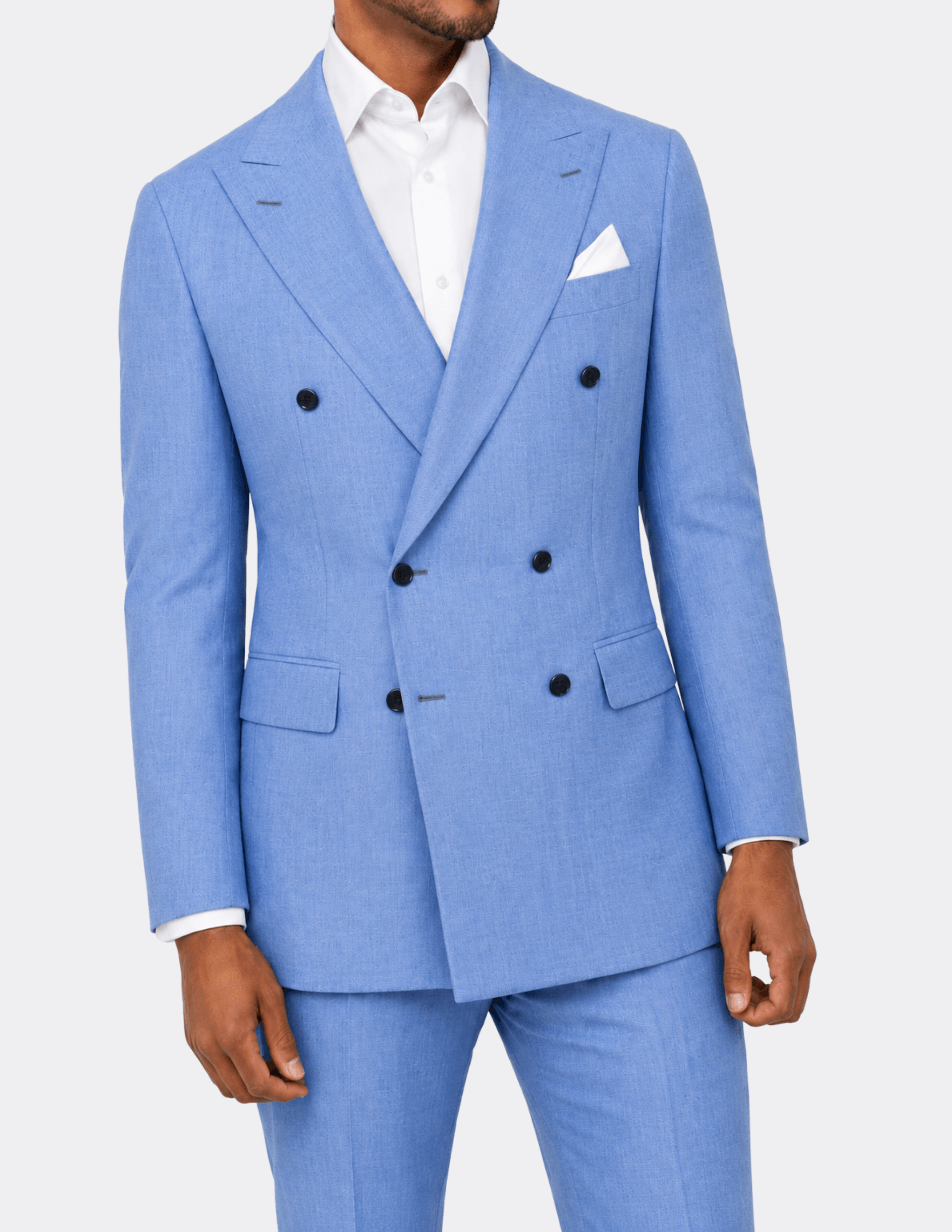 The Riviera Ice Double - Breasted Suit - Samir Bachkami