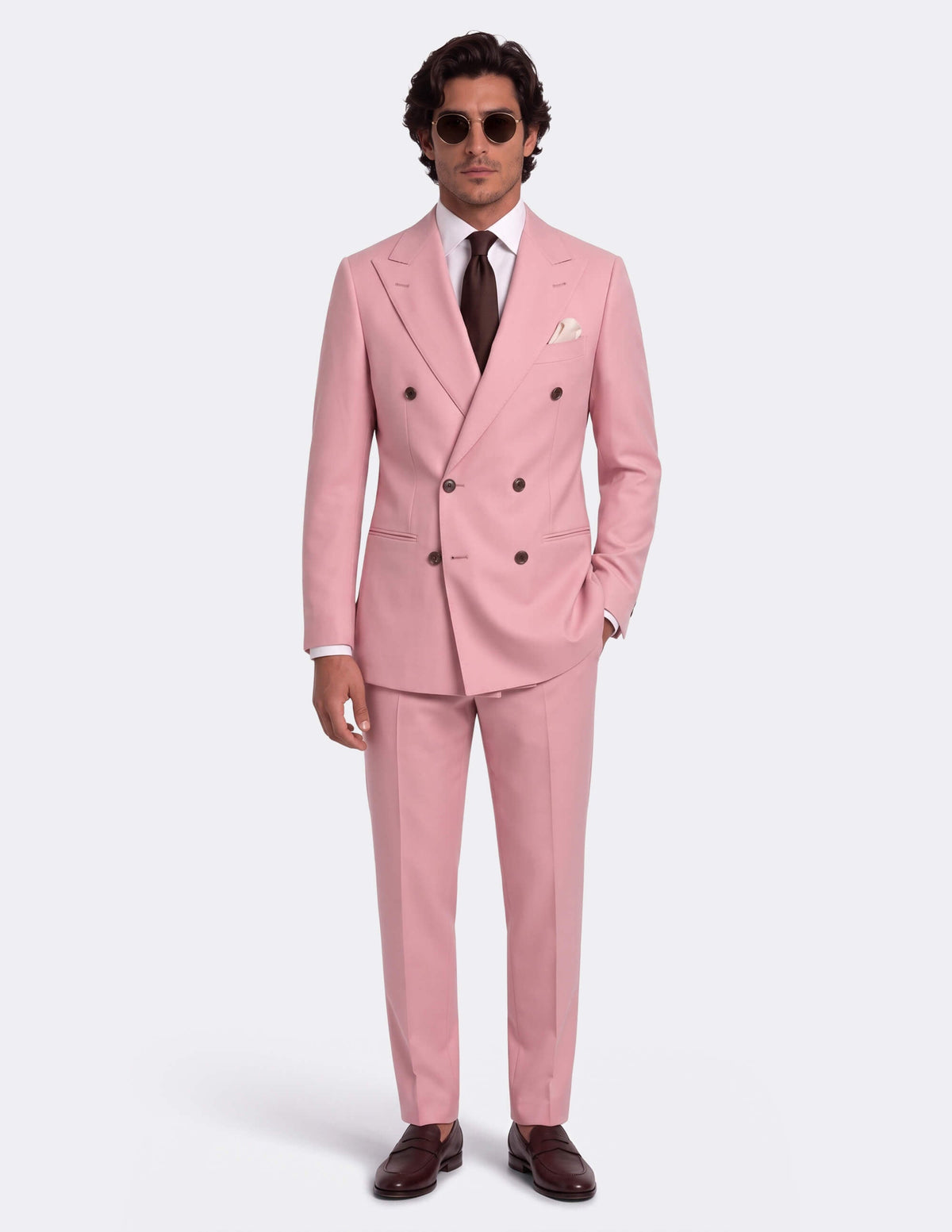 The Riviera Rose Double-Breasted Suit - Samir Bachkami