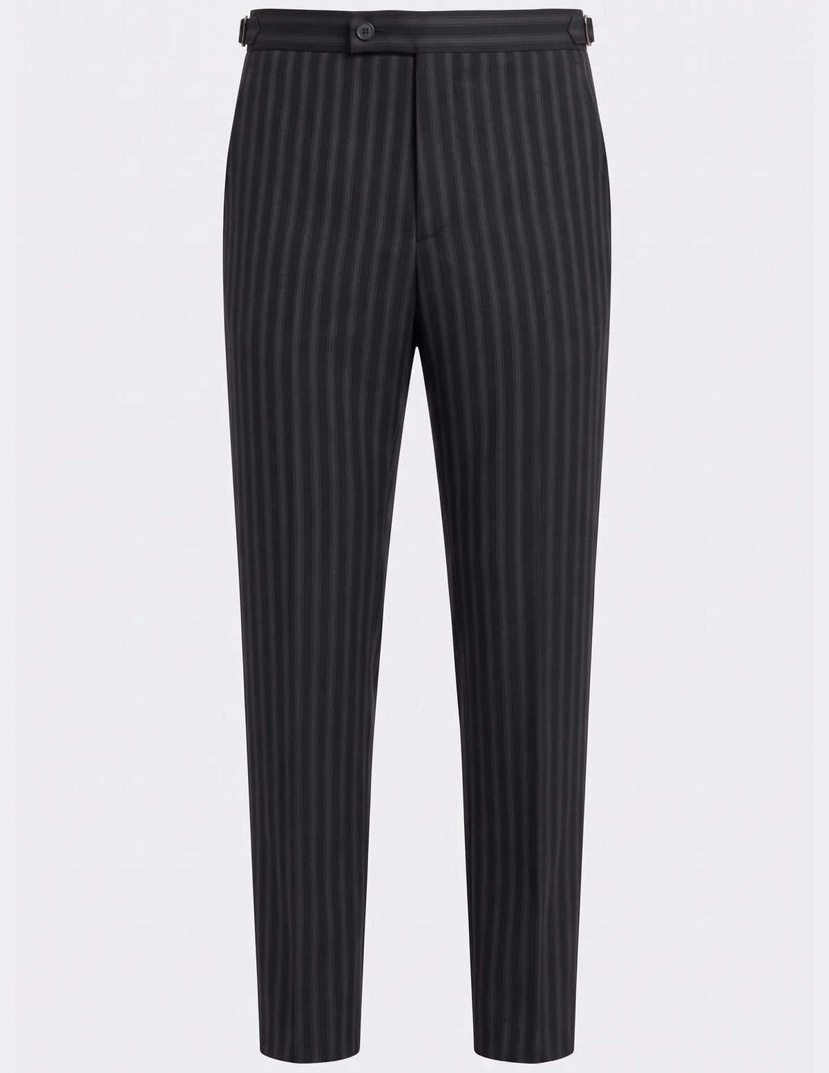 The Roma Nero Stripe Double-Breasted Suit - Samir Bachkami