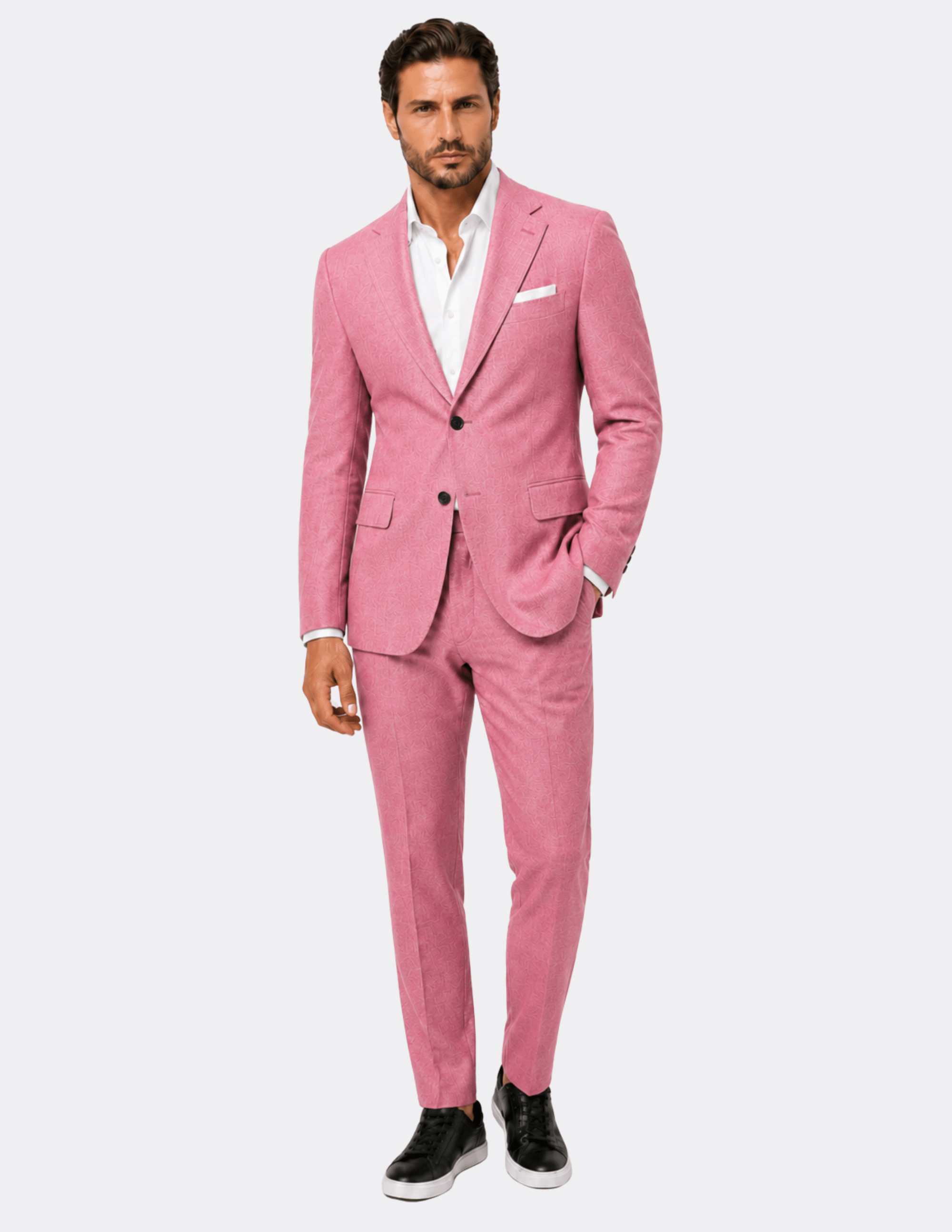 The Rosé Single Breasted Suit - Samir Bachkami