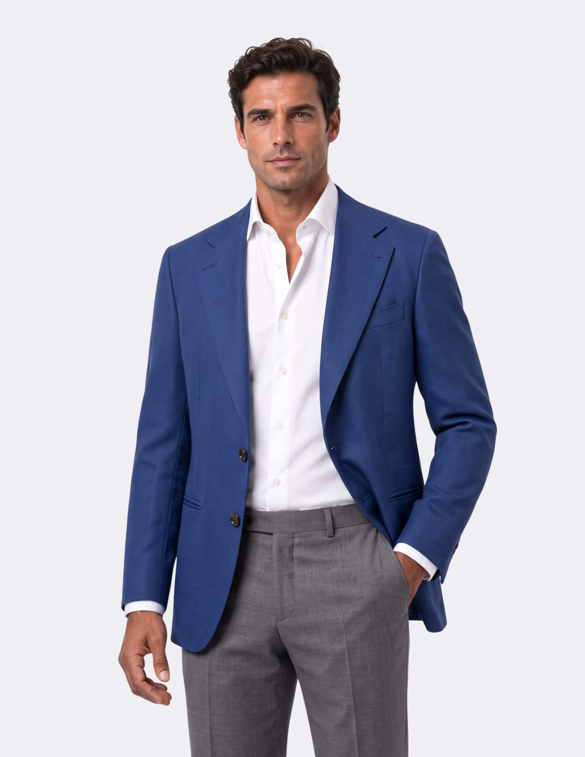 The Sorrento Blue Jacket - Samir Bachkami
