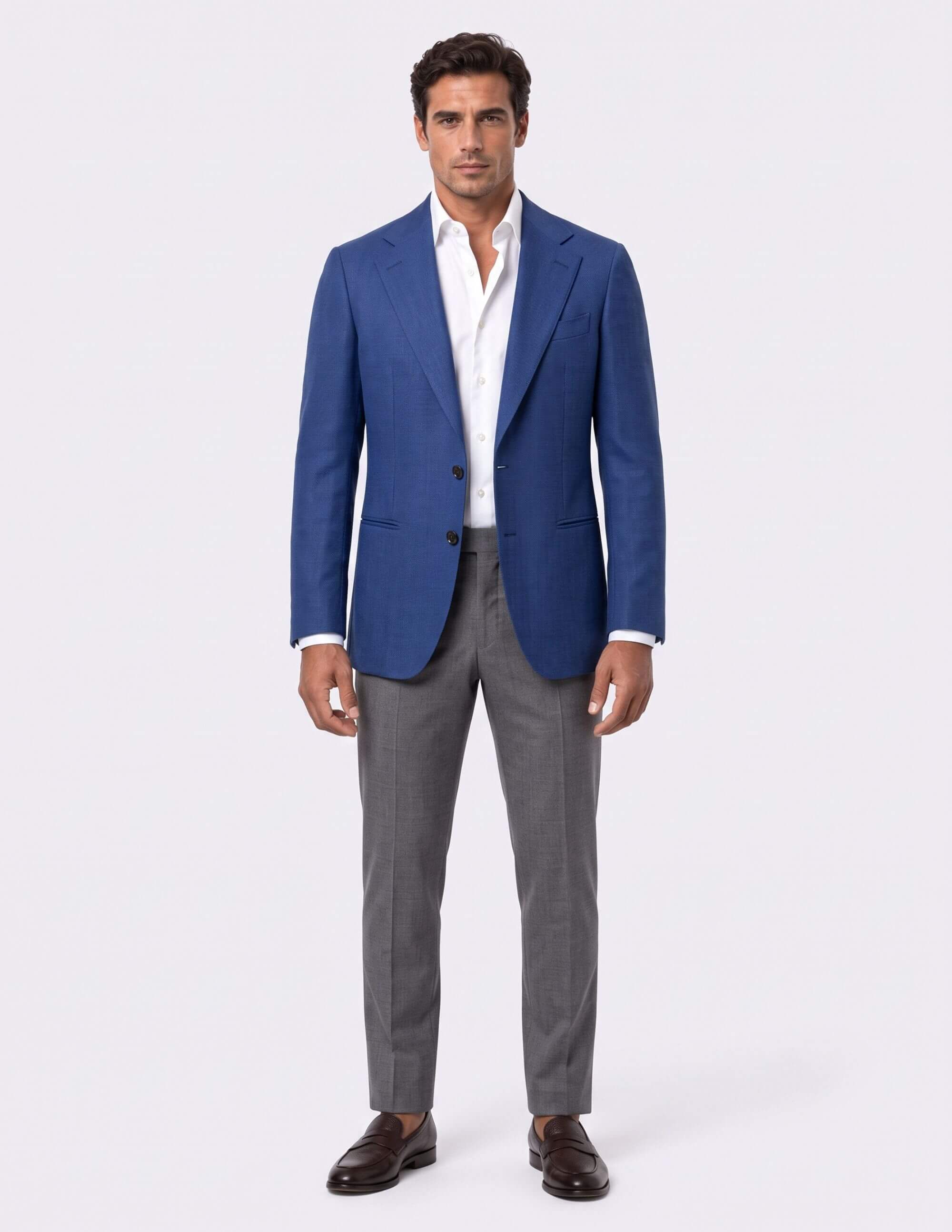 The Sorrento Blue Jacket - Samir Bachkami