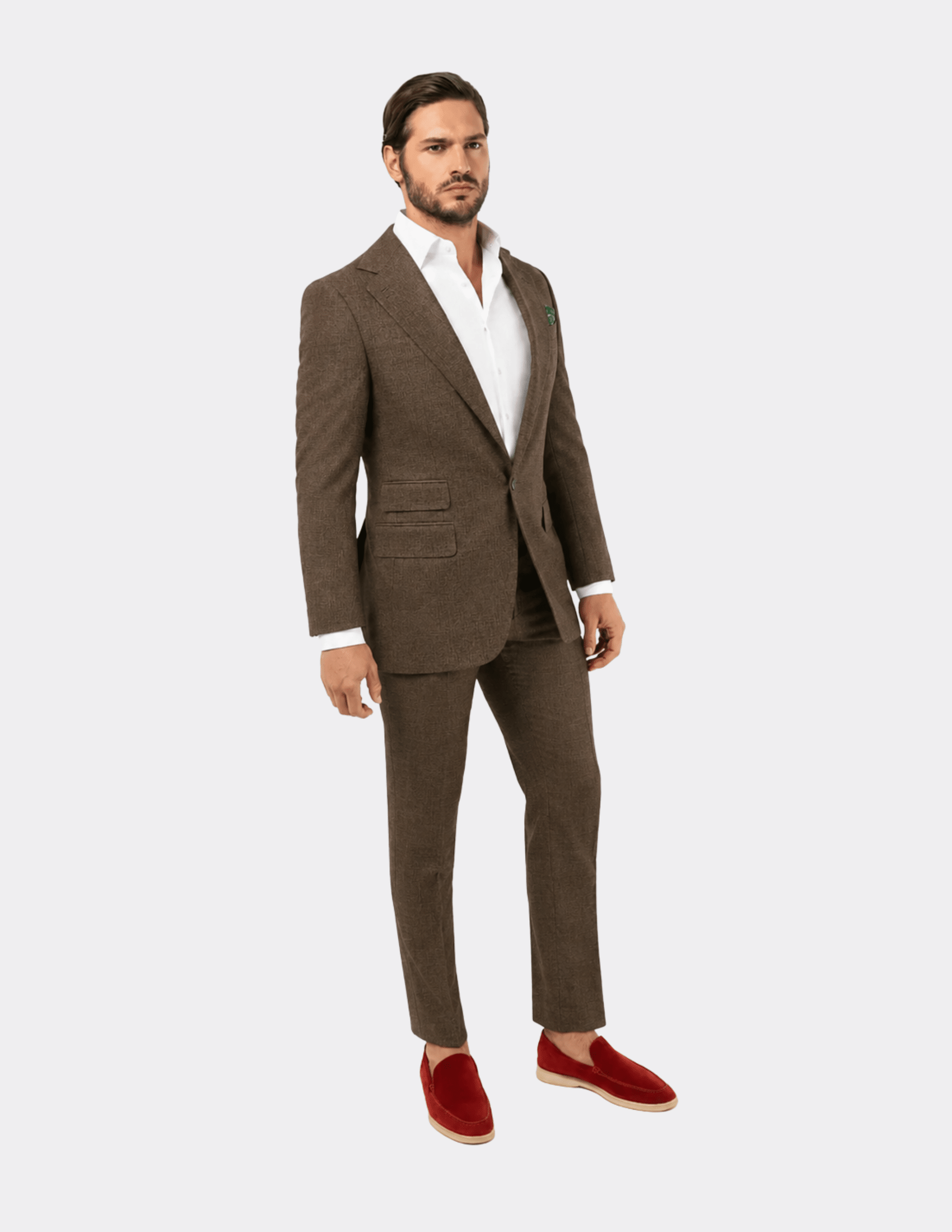 The Tuscany Espresso Suit - Samir Bachkami