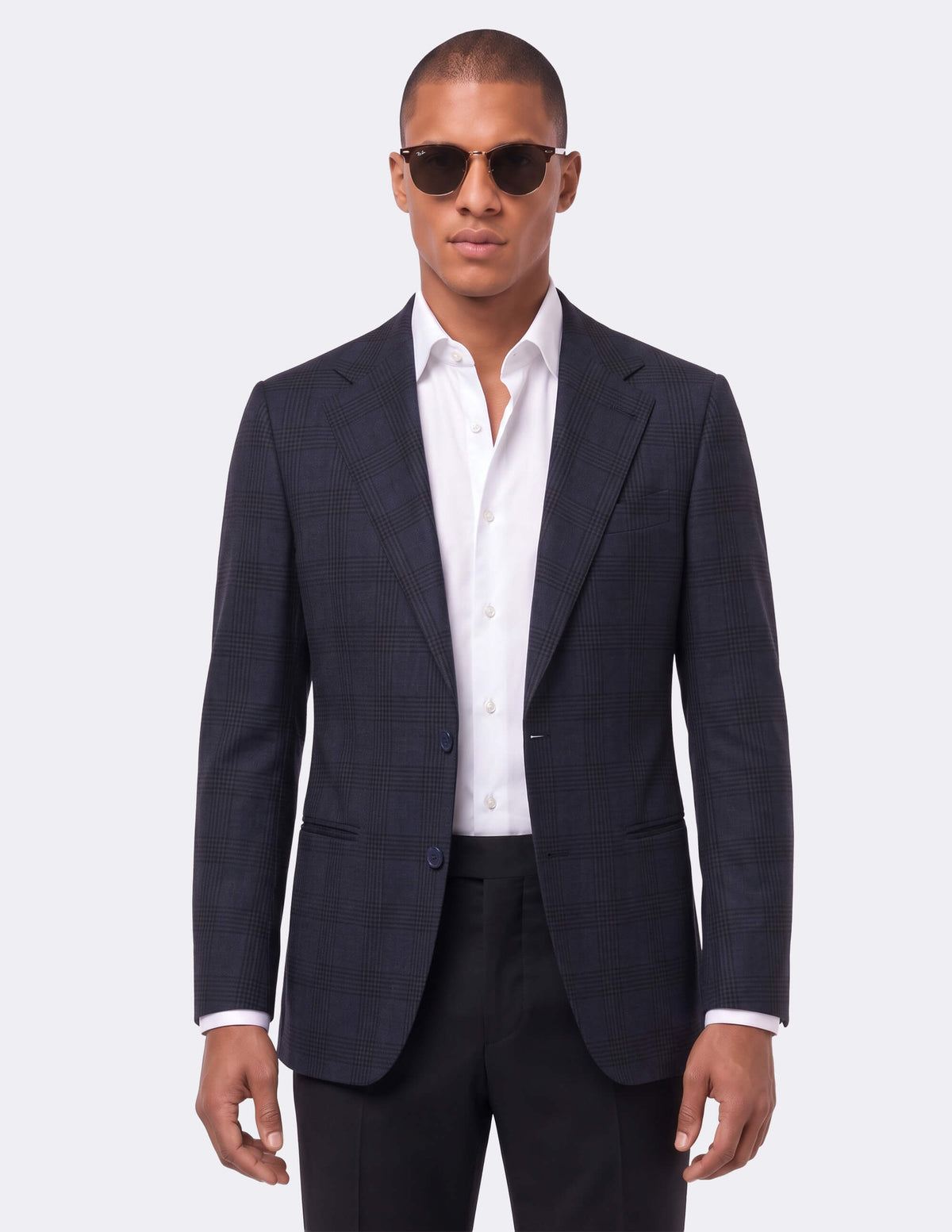 The Varesco Navy Single-Breasted Jacket - Samir Bachkami